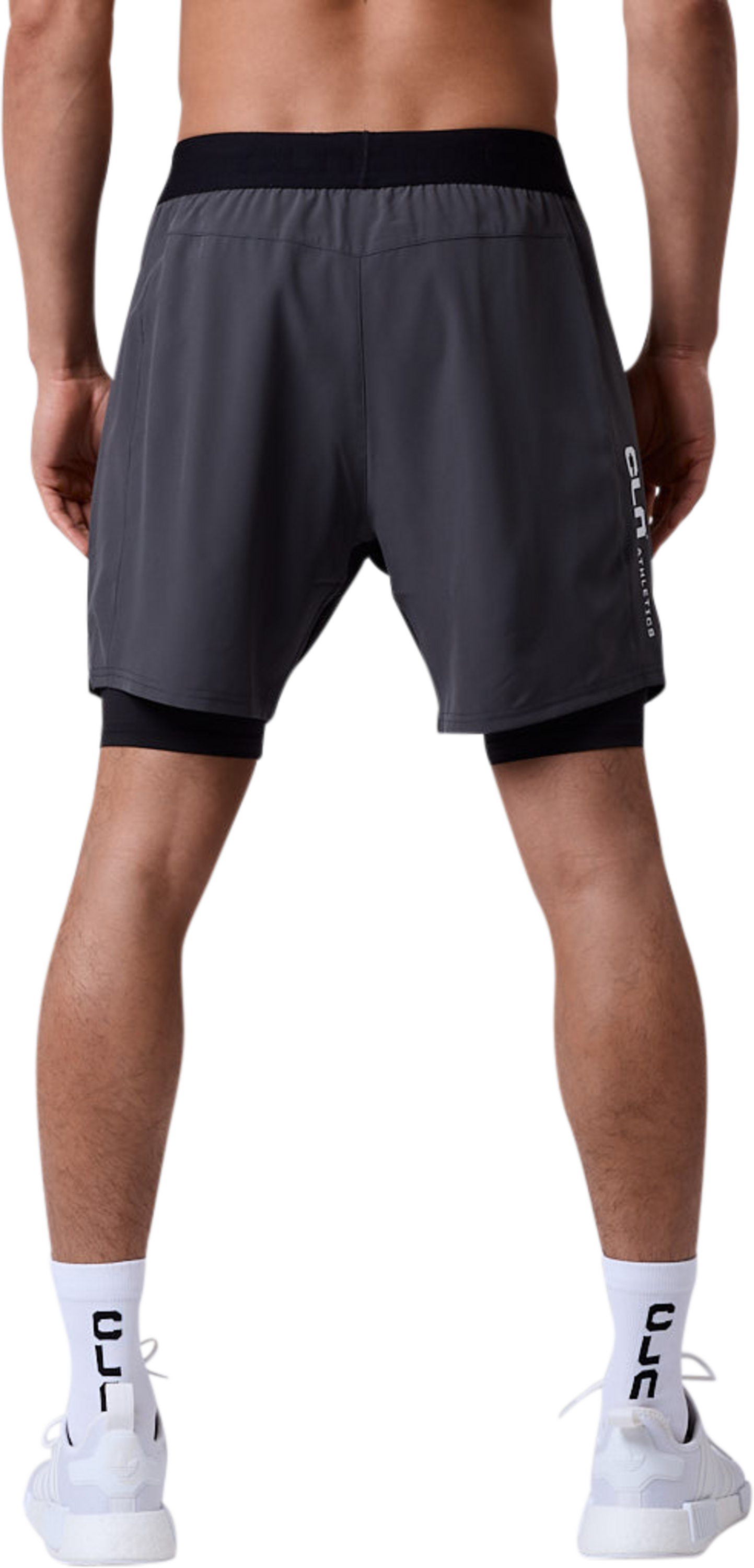 CLN ATHLETICS, Rep 2 In 1 Shorts Dark Grey