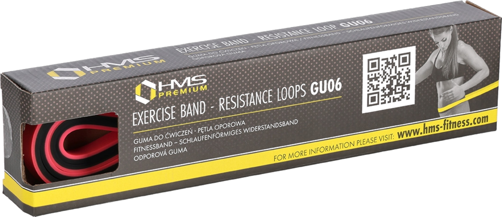 NORTHIX, Resistance Exercise Band Set, Pink  Black