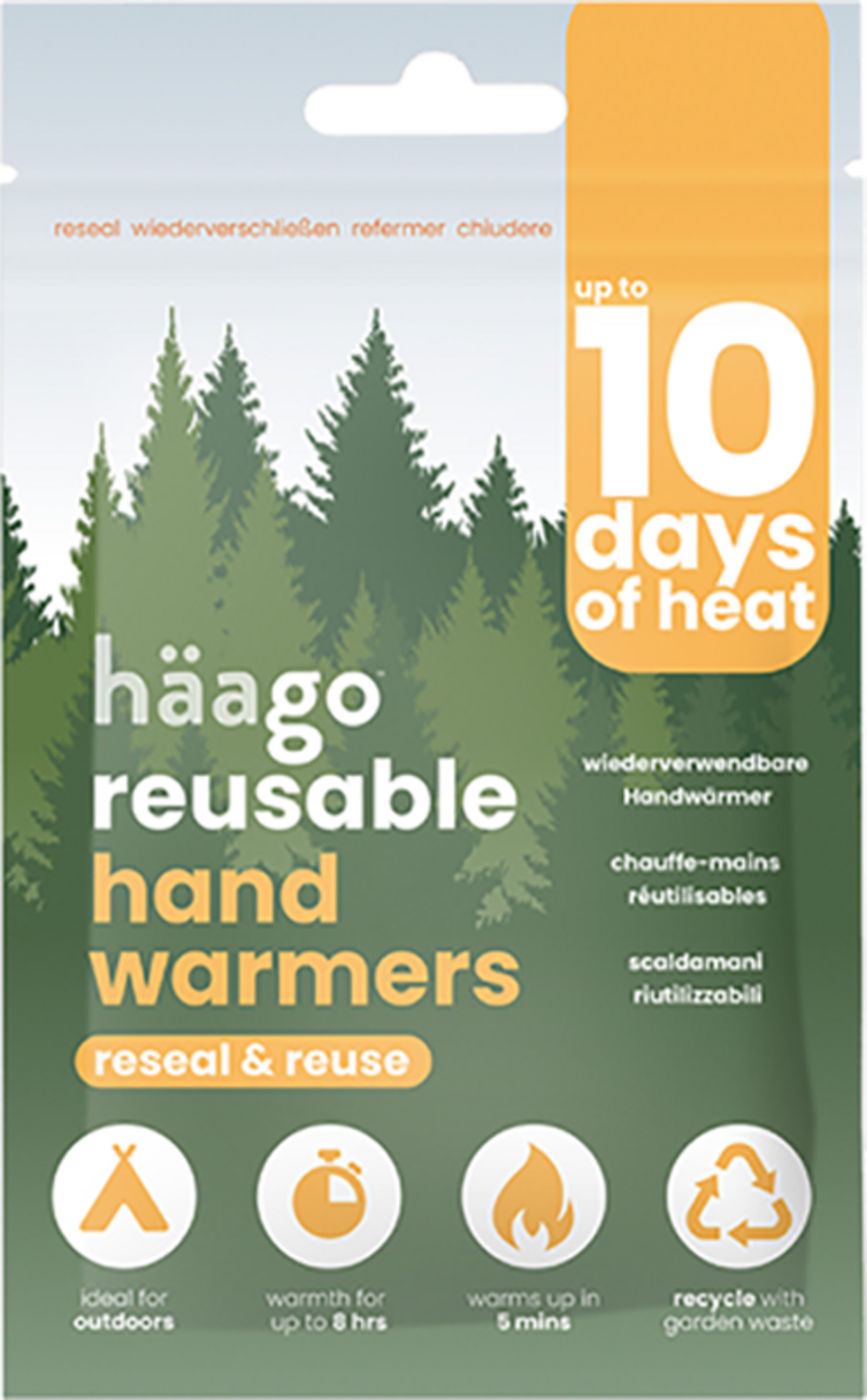 H&Auml;AGO, Reusable Hand Warmer 20 Par