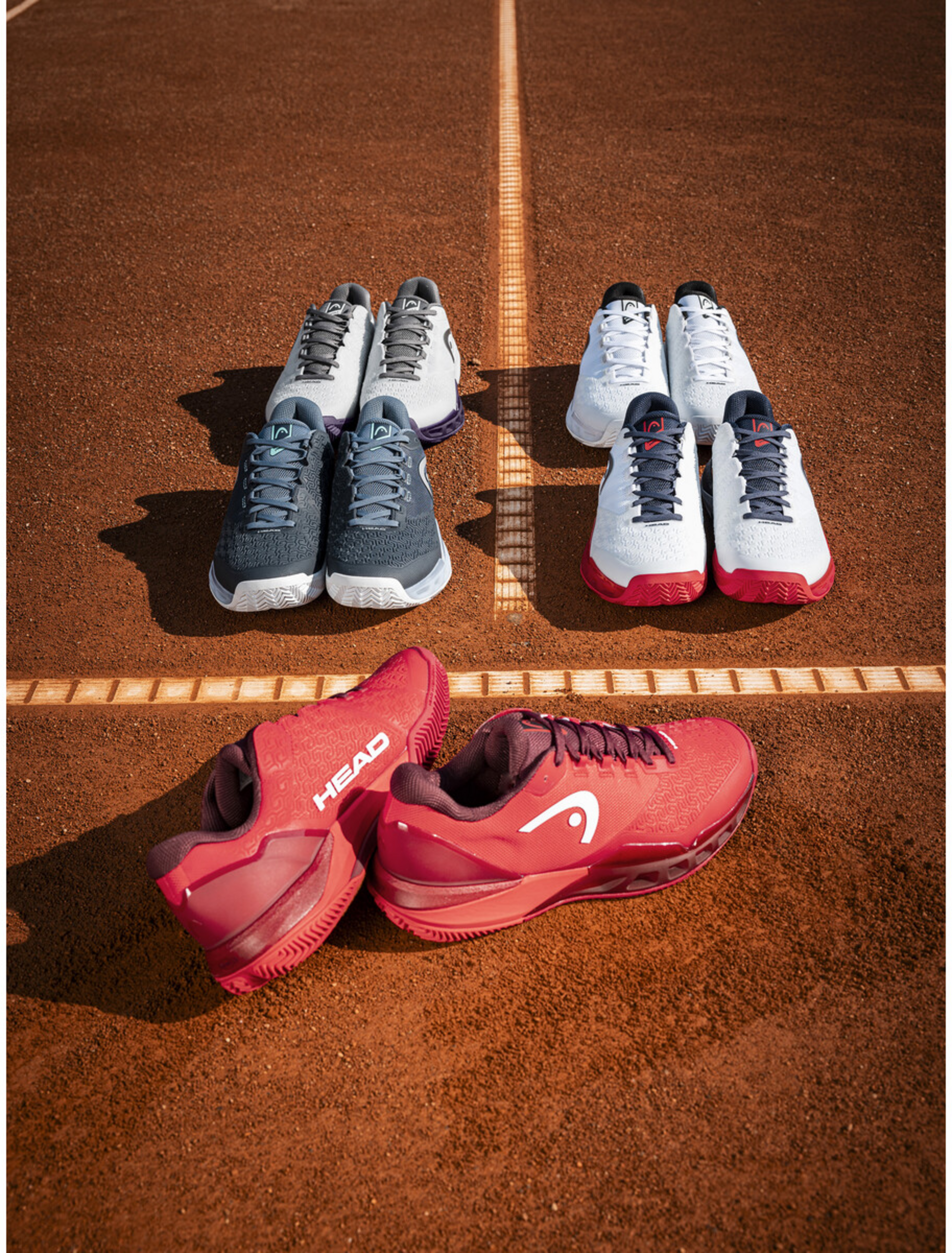 HEAD, Revolt Pro 5.0 Clay Men Whbk