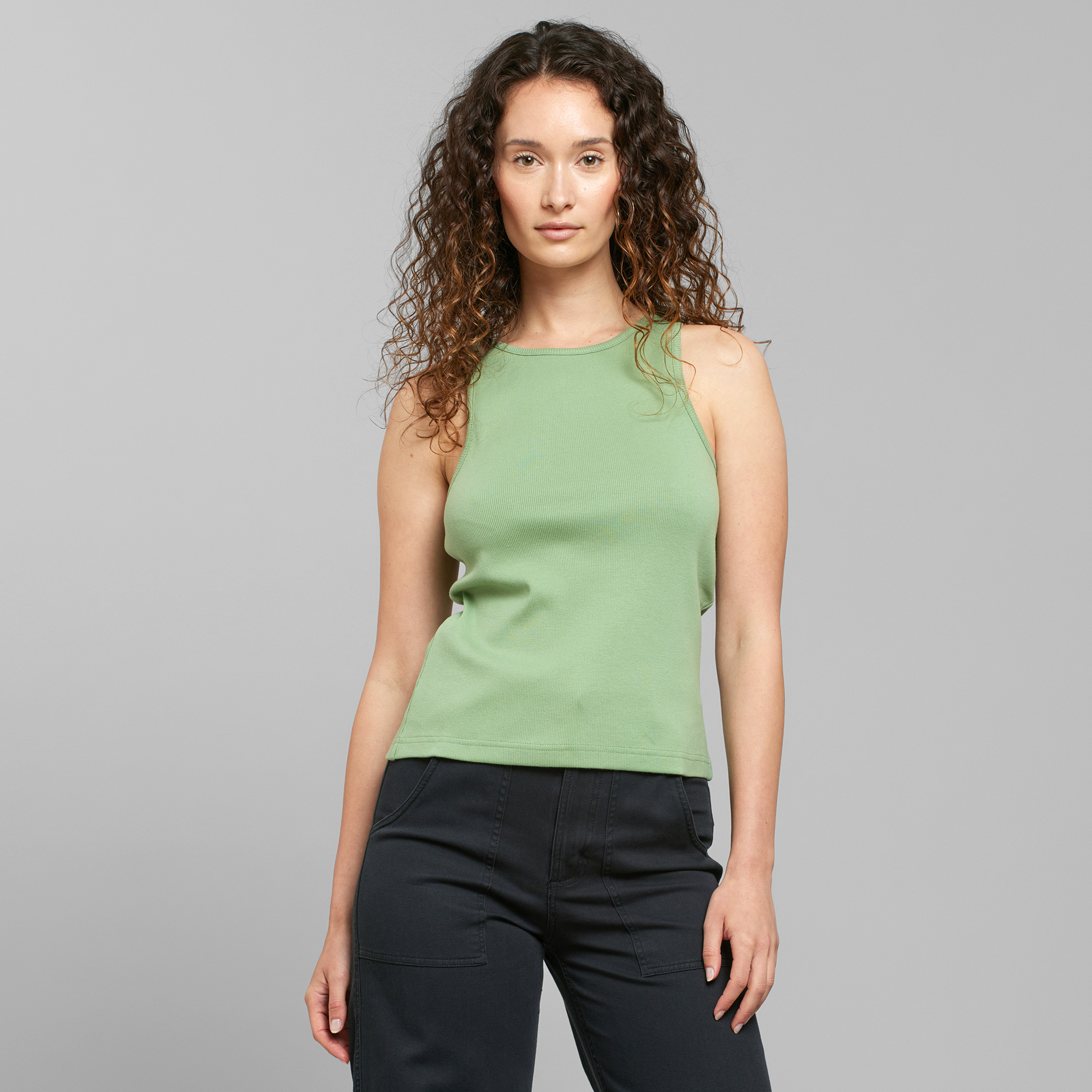 DEDICATED, Rib Top Valdermarsvik Sea Green