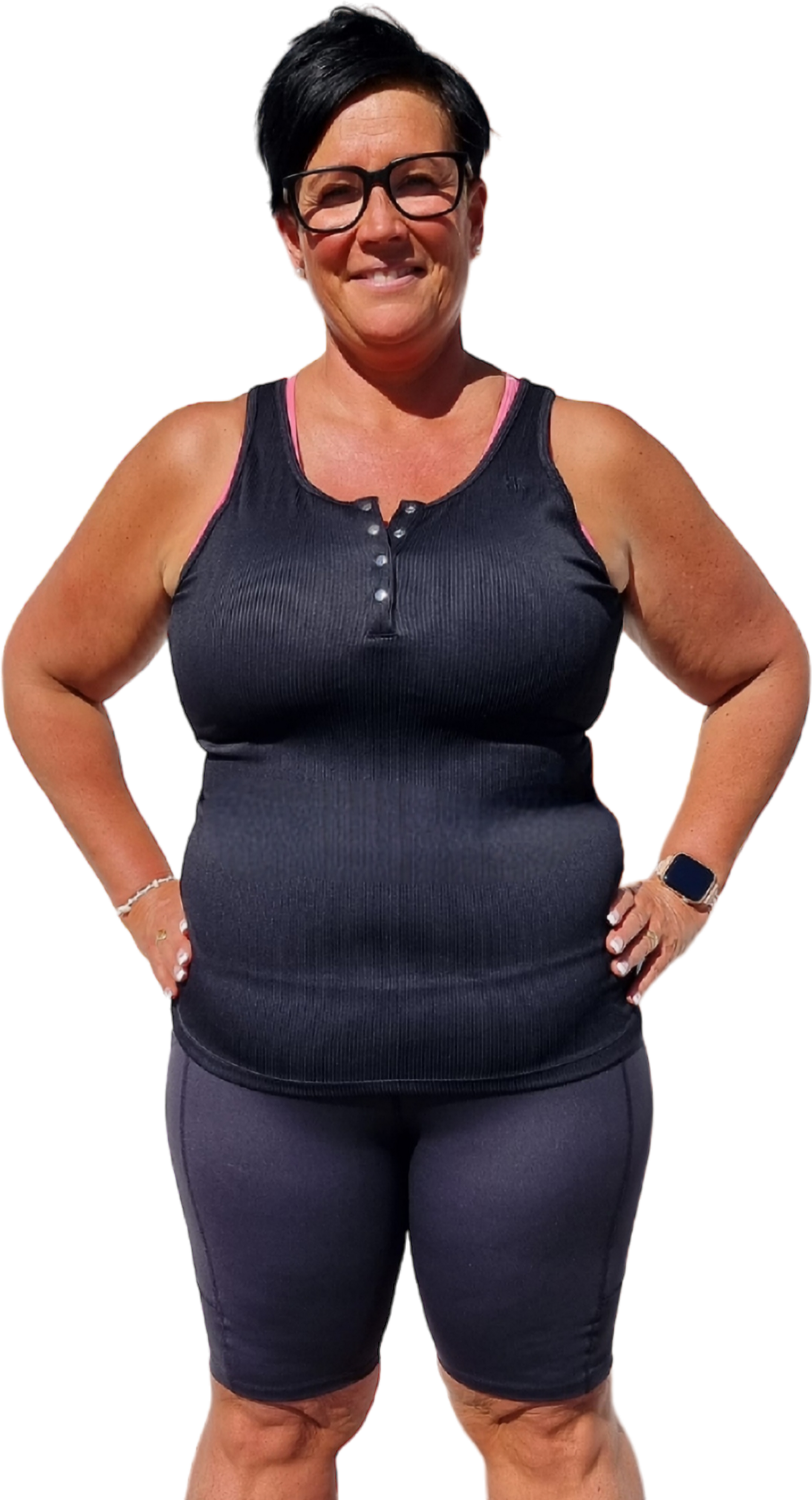 SHE DID, Ribbat Linne Svart