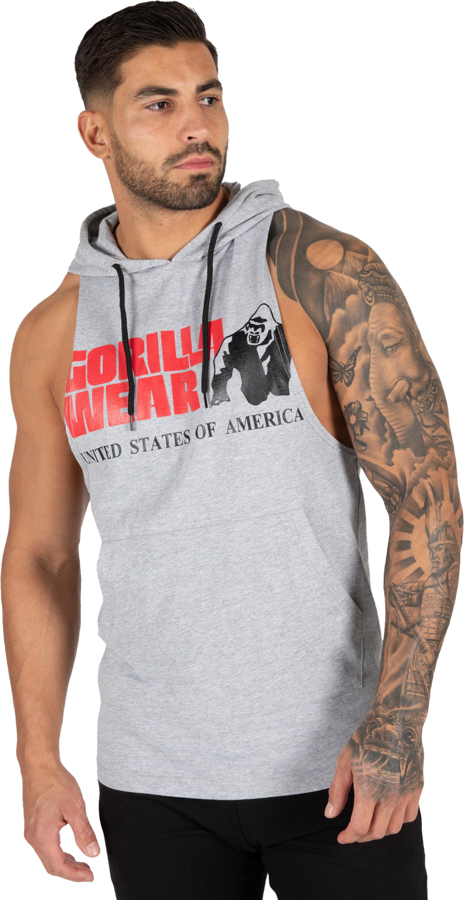 GORILLA WEAR, Rogers Hooded Tank Top