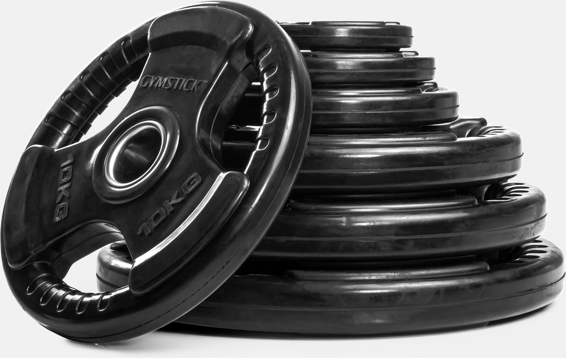 GYMSTICK, Rubber Weight Plate 10kg