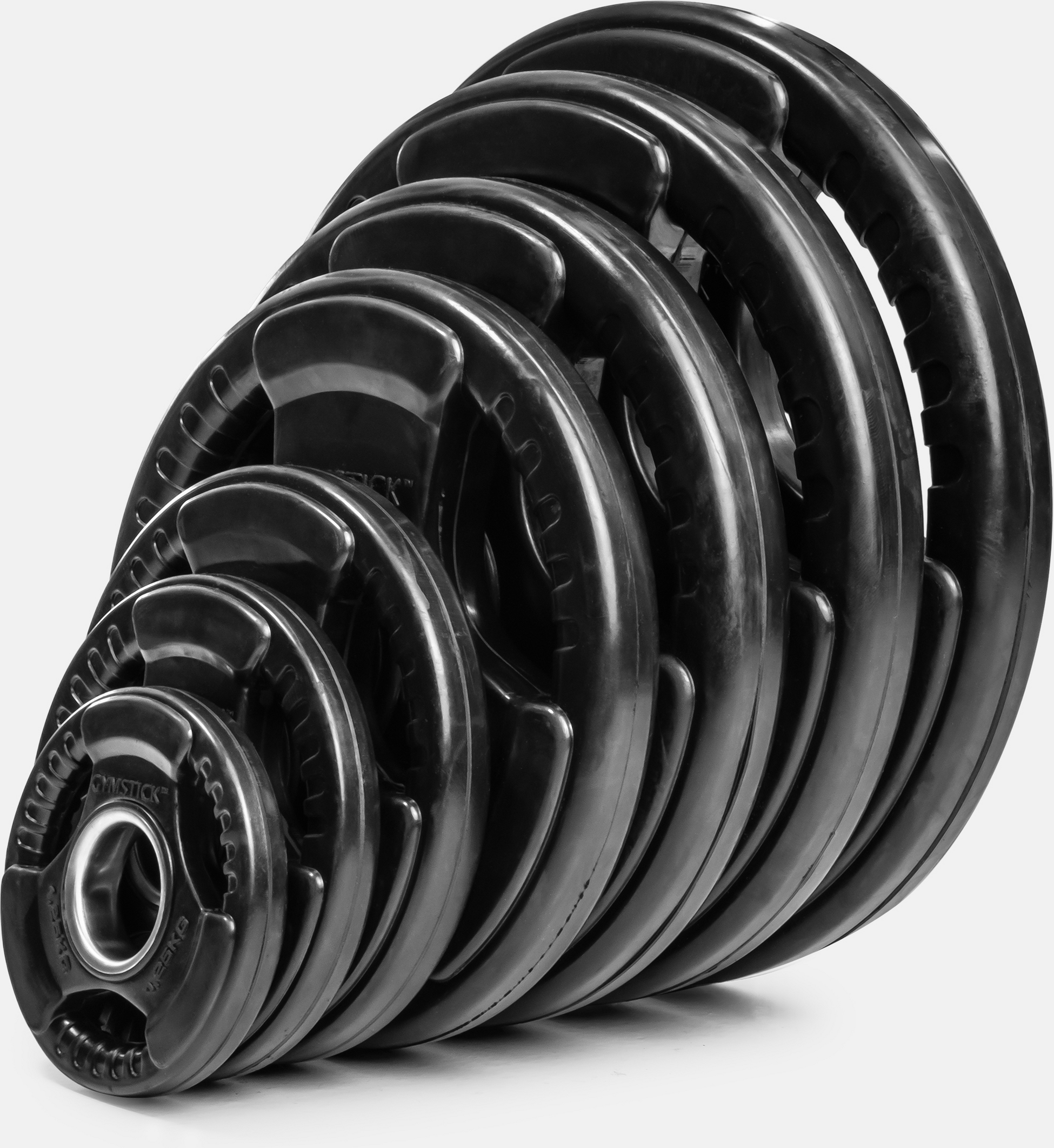 GYMSTICK, Rubber Weight Plate 25kg