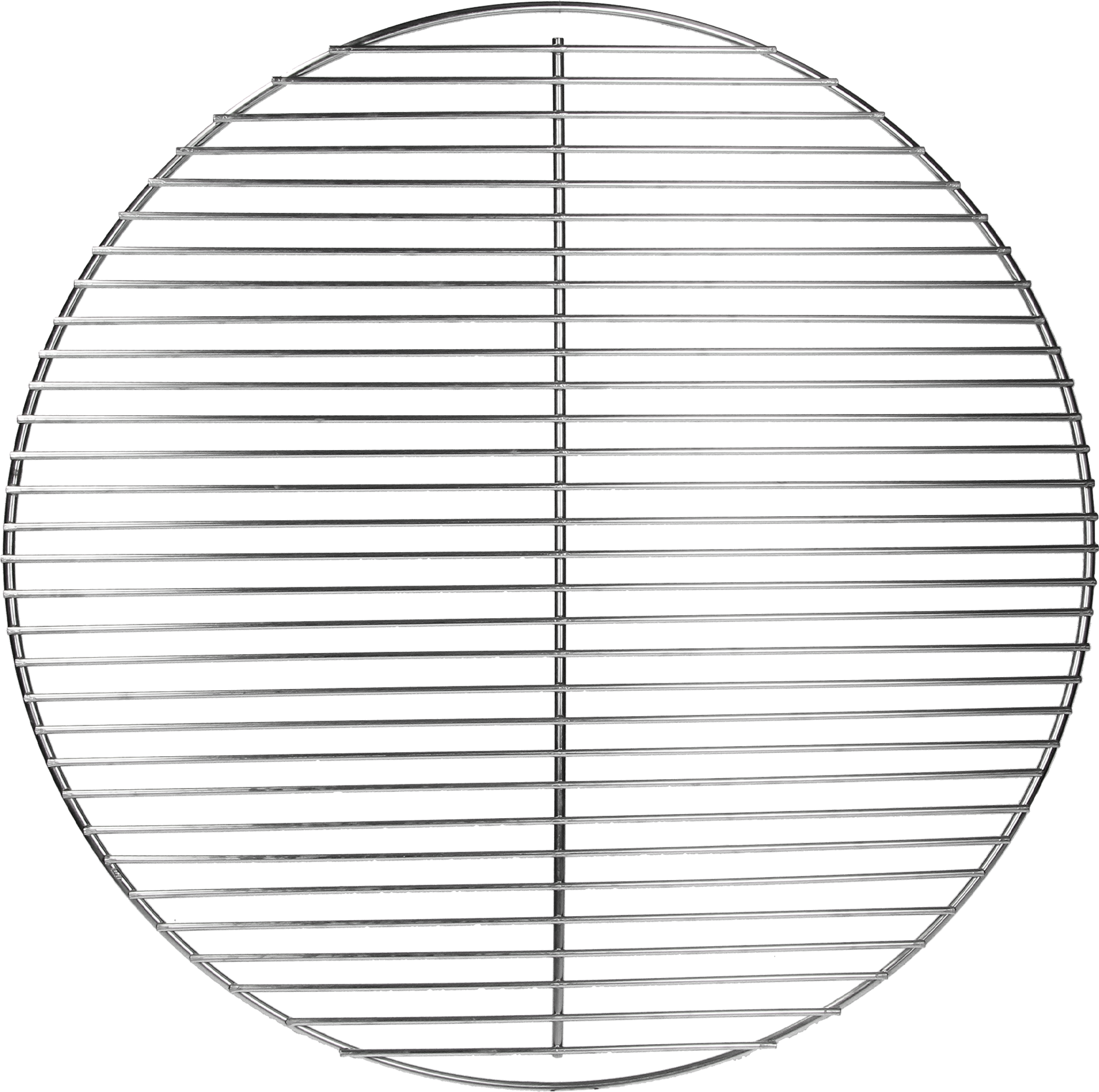 ECD GERMANY, Rund Grill I Rostfritt Stål, Ø 54,5 Cm, Med Avtagbart Handtag