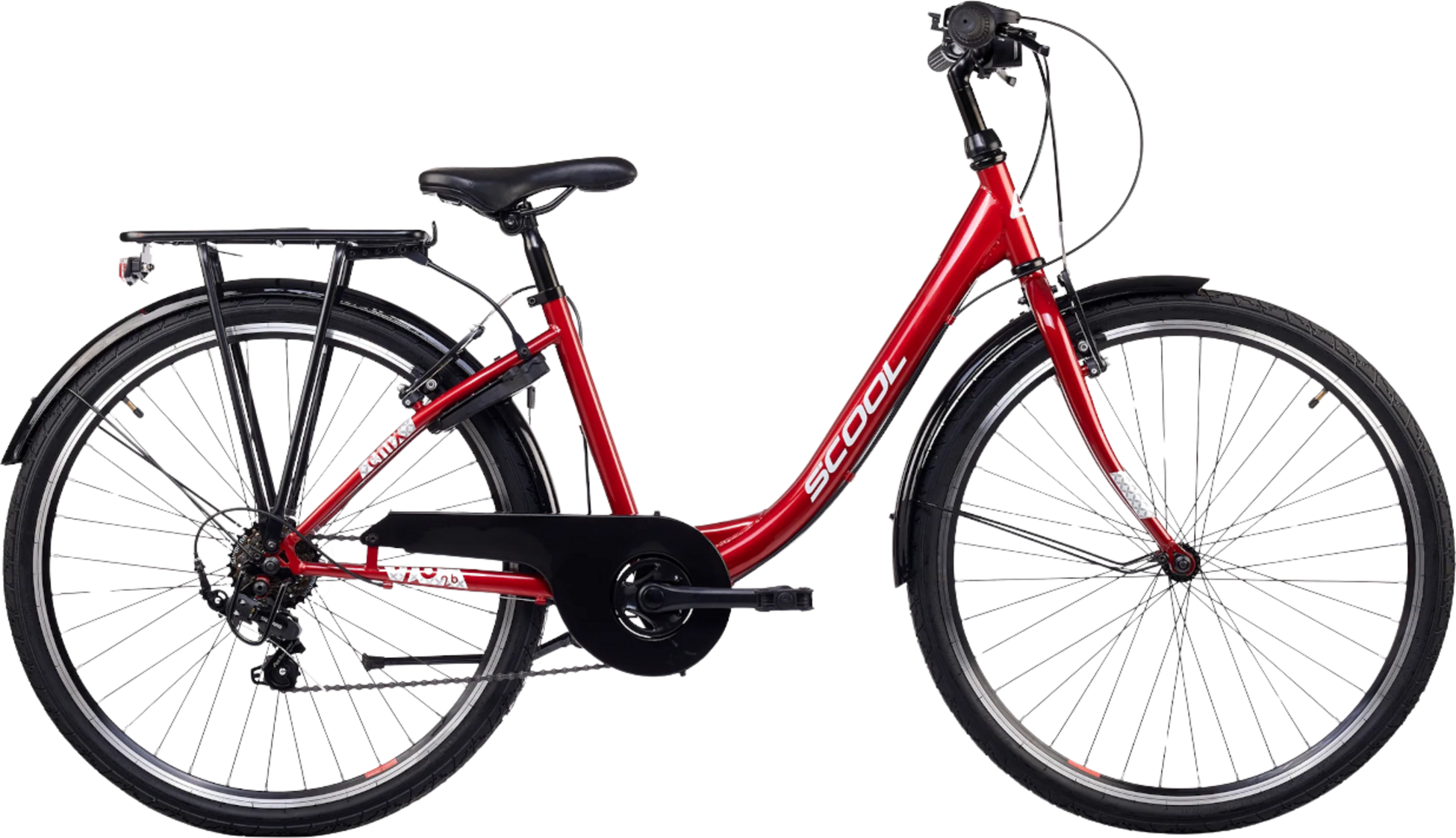 SCOOL, S'cool Chix, 26" Red/white