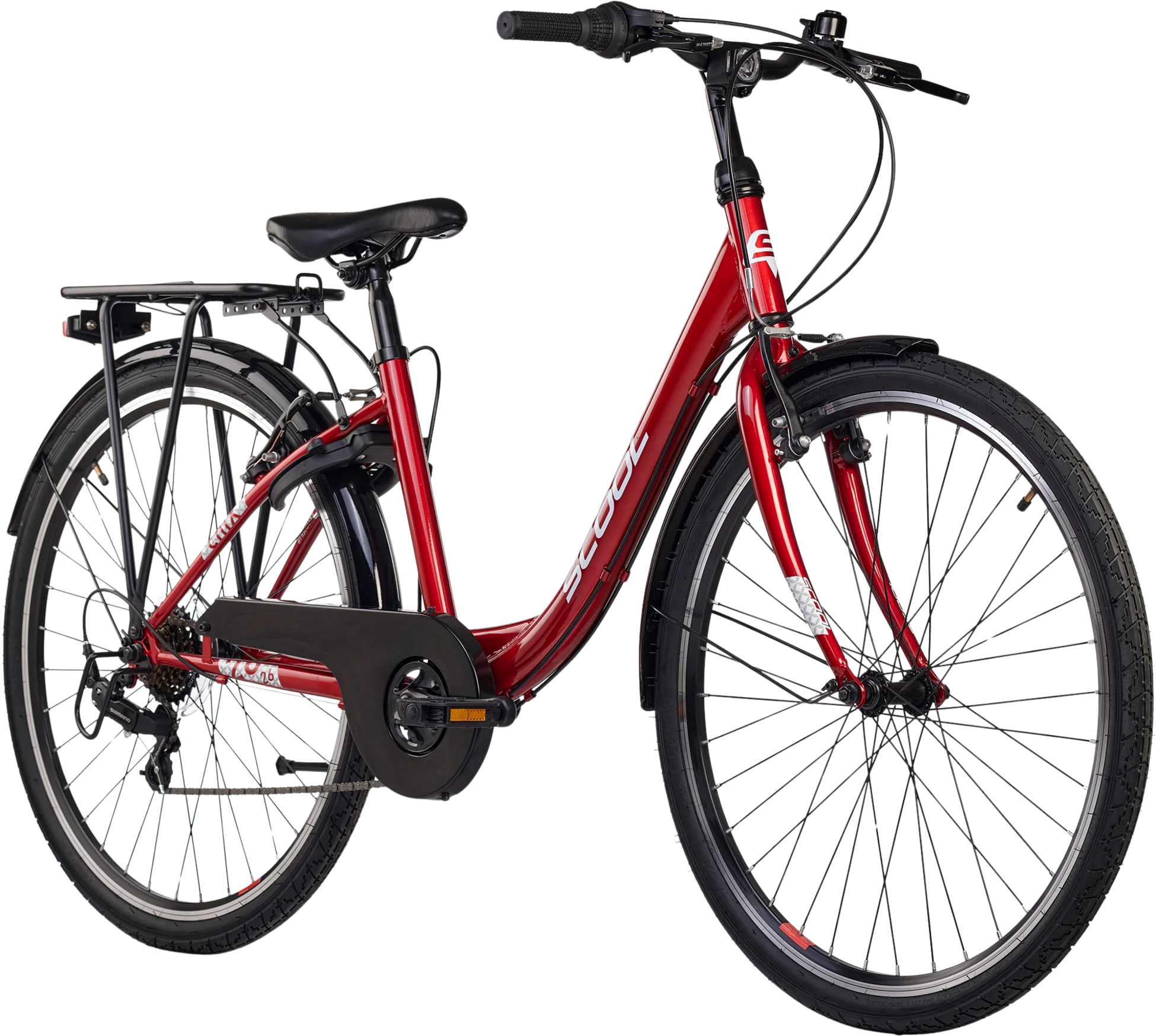 SCOOL, S'cool Chix, 26" Red/white