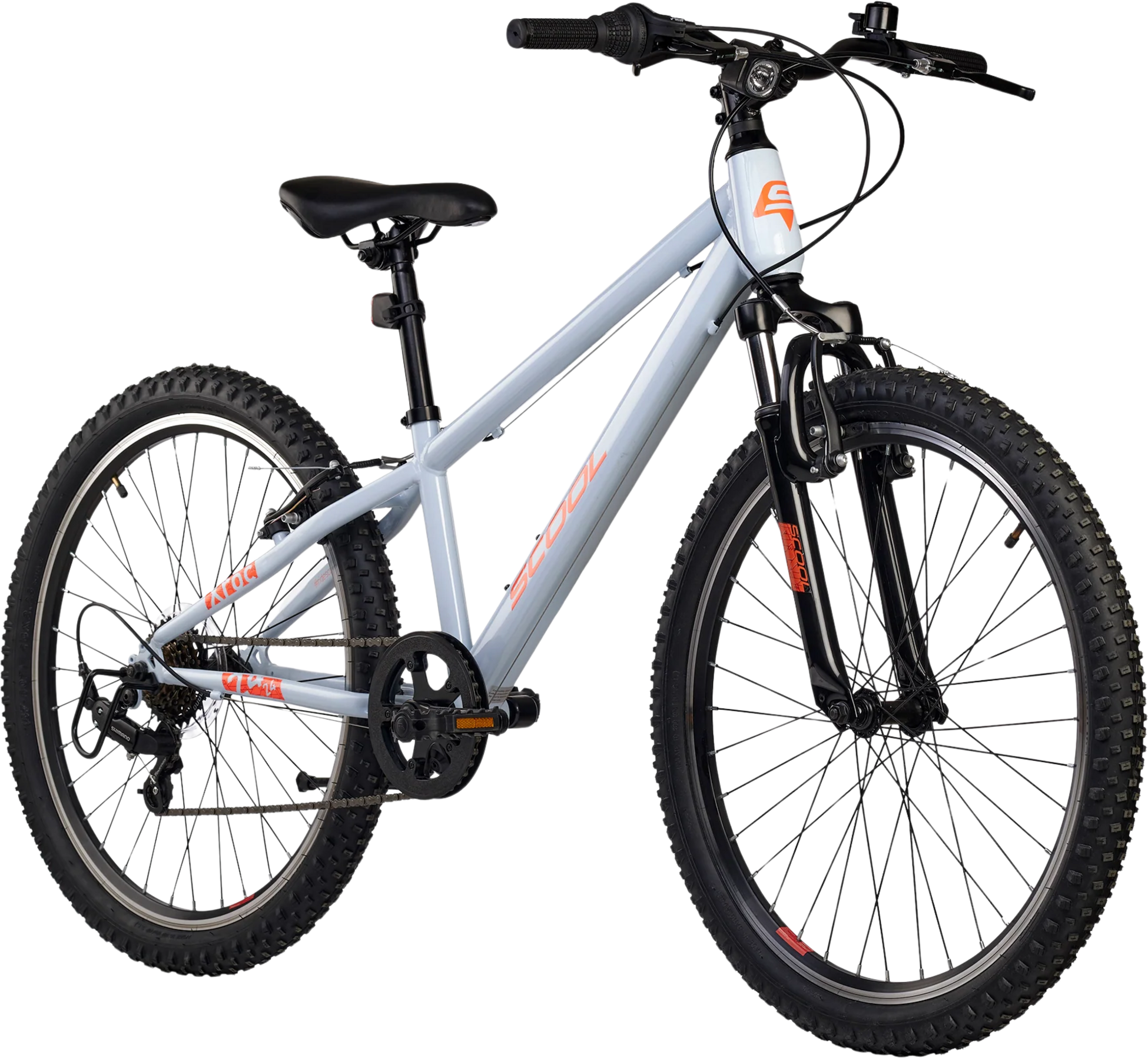 SCOOL, S'cool Xroc, 24" Sky Grey/neon Orange