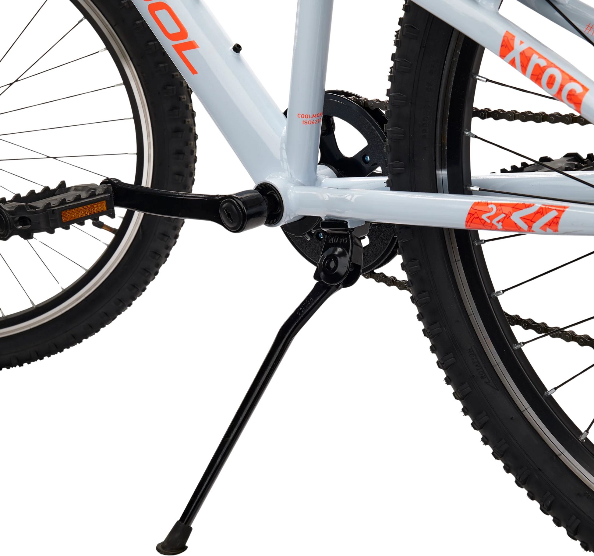 SCOOL, S'cool Xroc, 24" Sky Grey/neon Orange