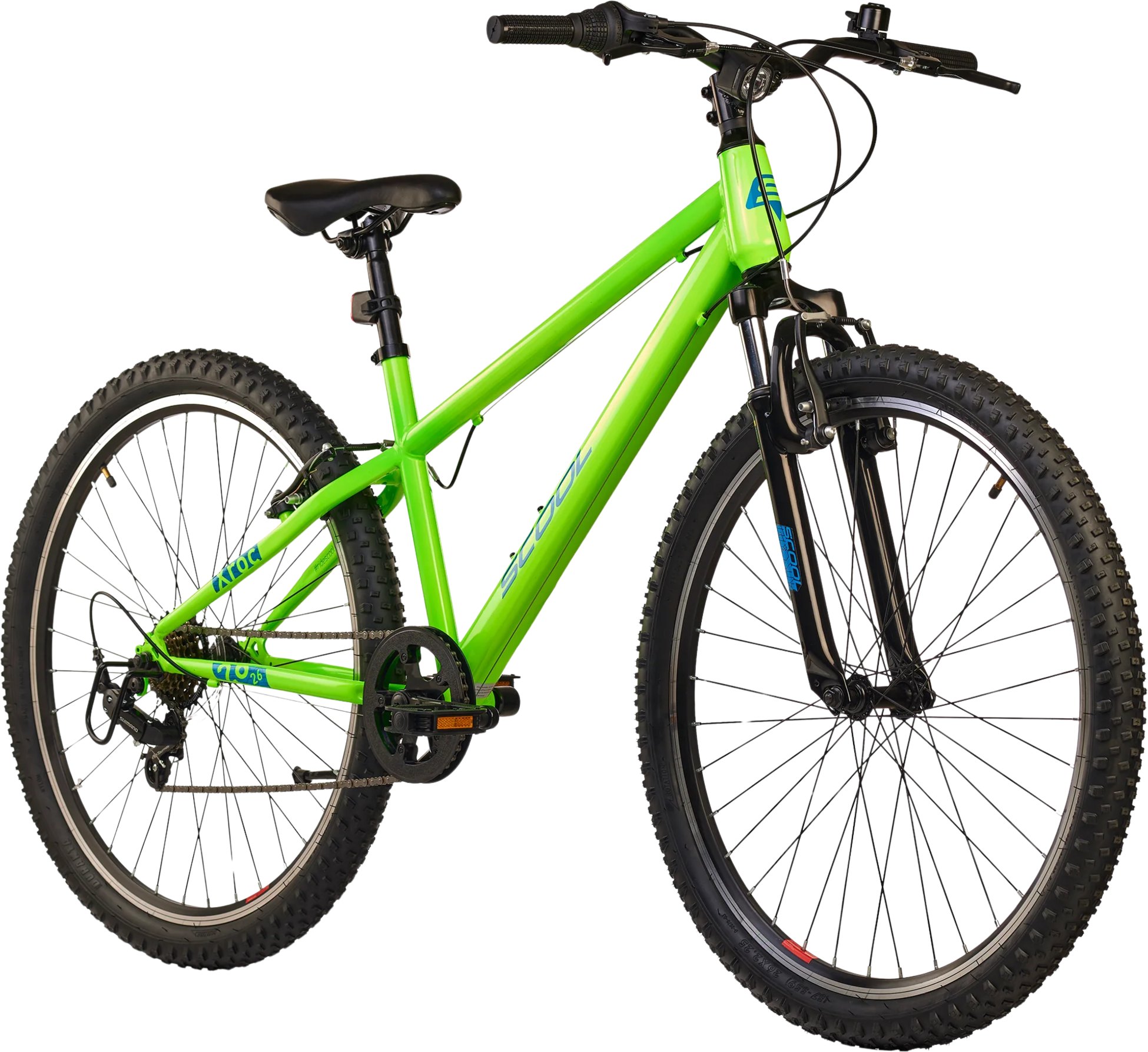 SCOOL, S'cool Xroc, 26" Neon Green/ocean