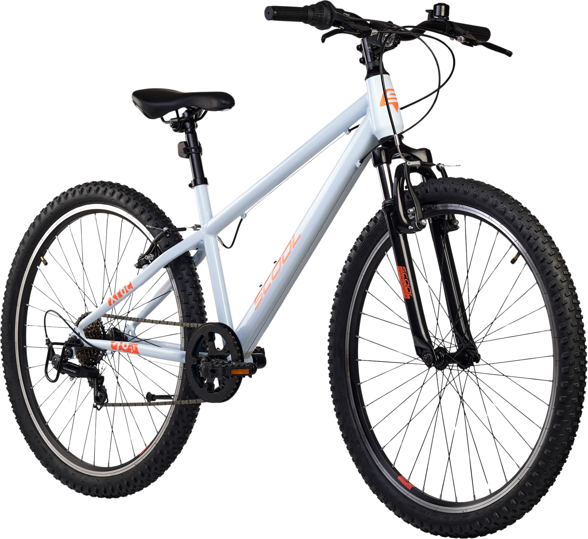 SCOOL, S'cool Xroc, 26" Sky Grey/neon Orange