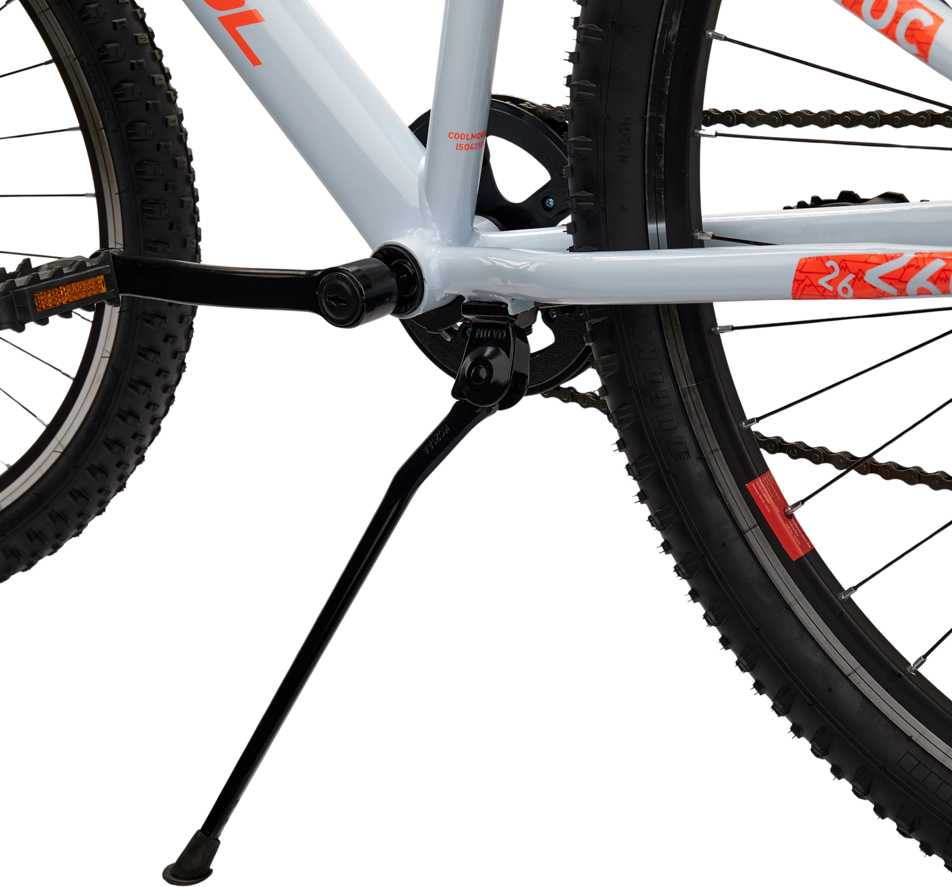 SCOOL, S'cool Xroc, 26" Sky Grey/neon Orange