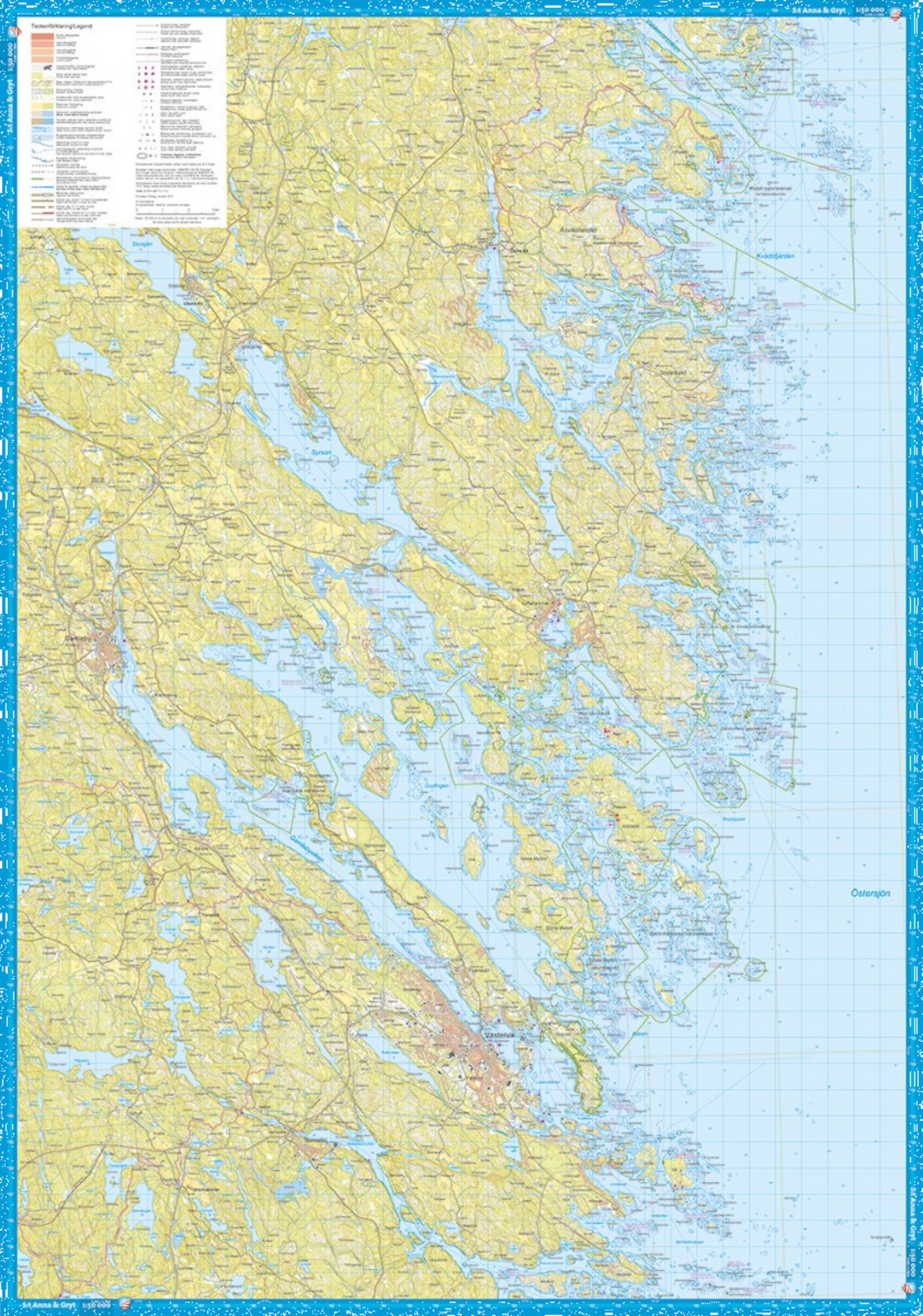 CALAZO, S:t Anna Och Gryts Sk&auml;rg&aring;rdar 1:50 000