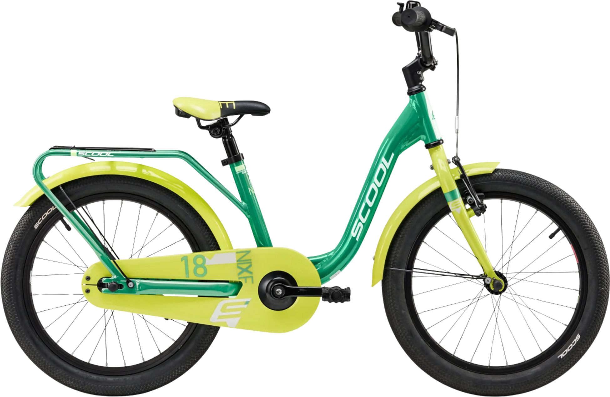 SCOOL, S&acute;cool Nixe, 18" Green/lime