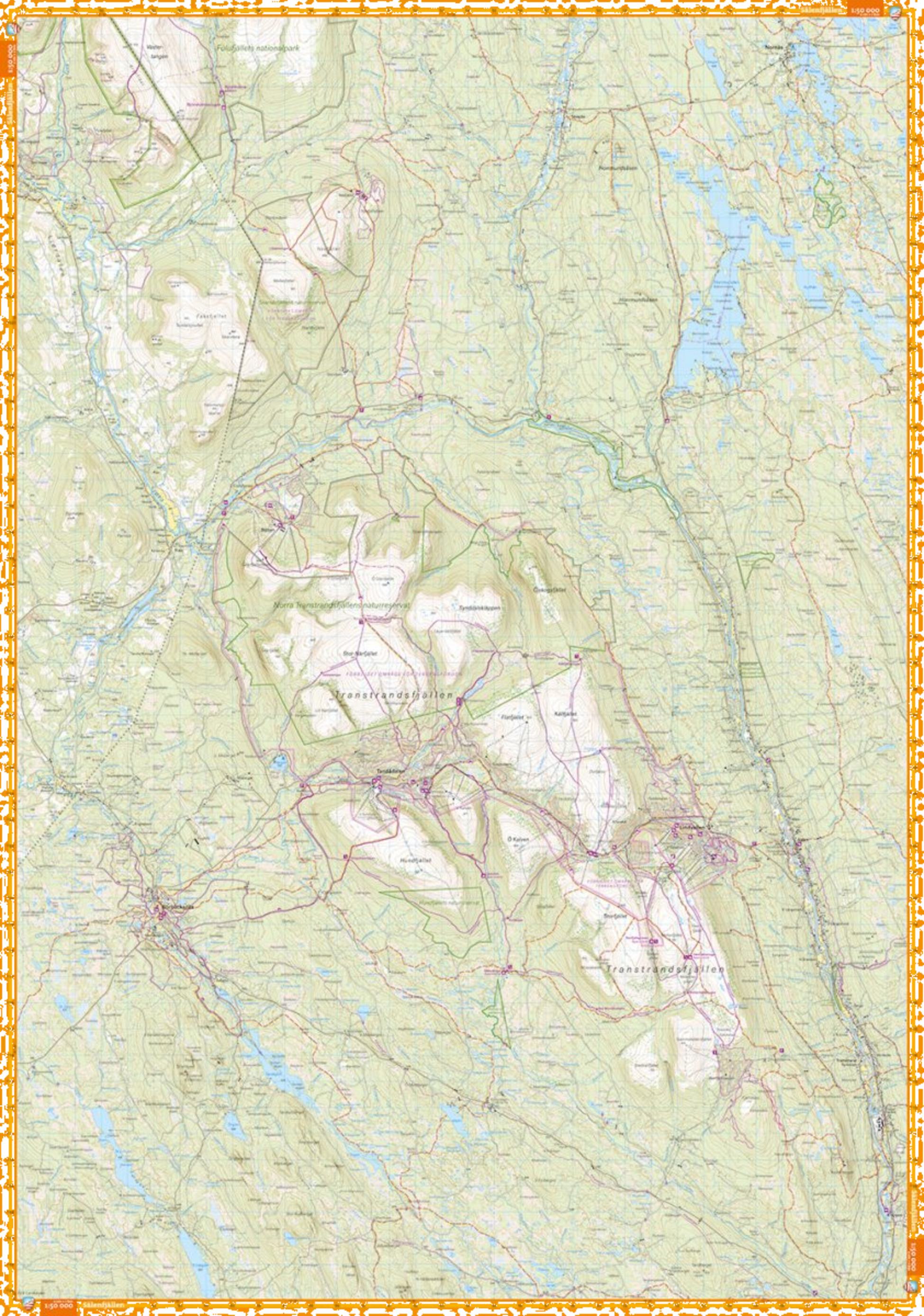 CALAZO, Sälen  Fulufjället 1:50.000