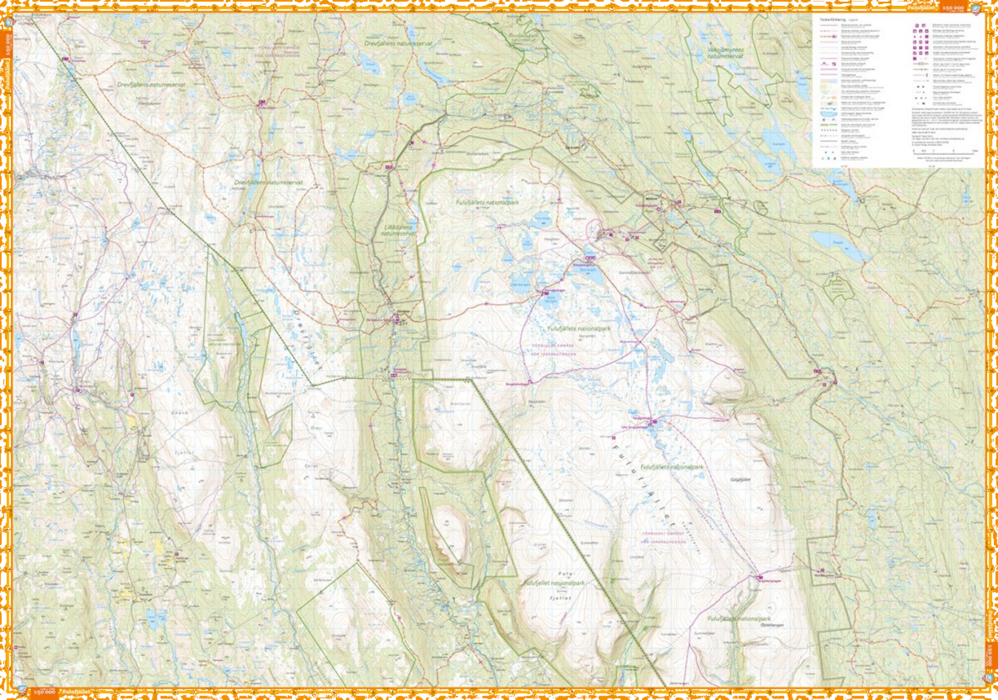 CALAZO, Sälen  Fulufjället 1:50.000