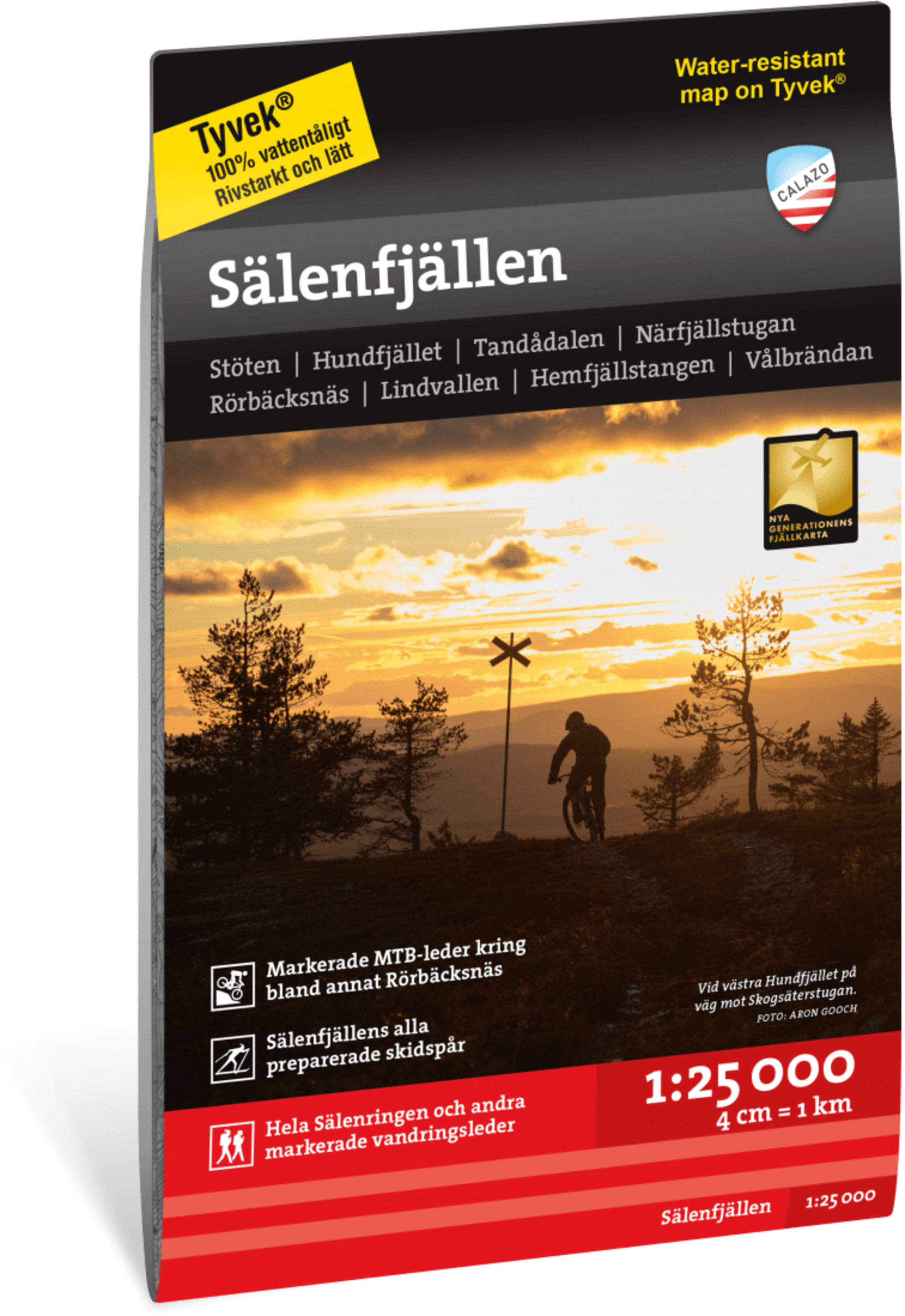 CALAZO, S&auml;lenfj&auml;llen 1:25.000
