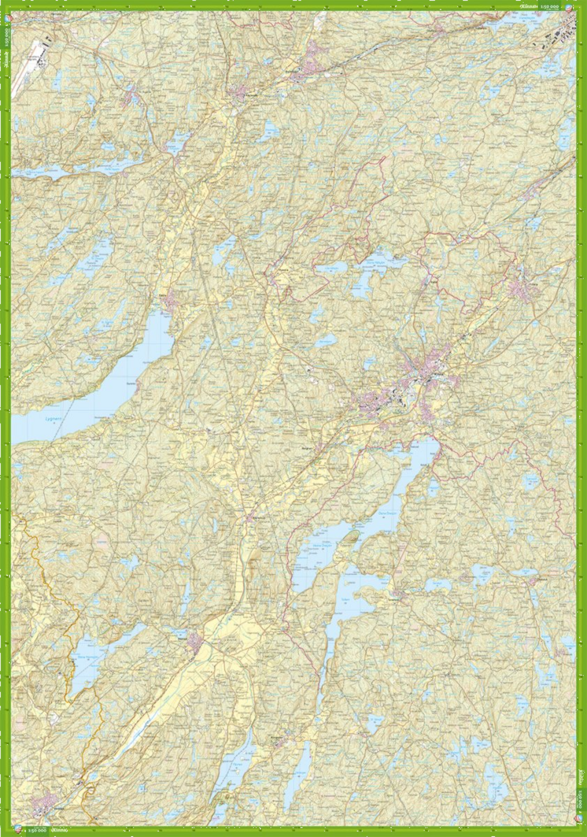 CALAZO, Södra Göteborg 1:50.000
