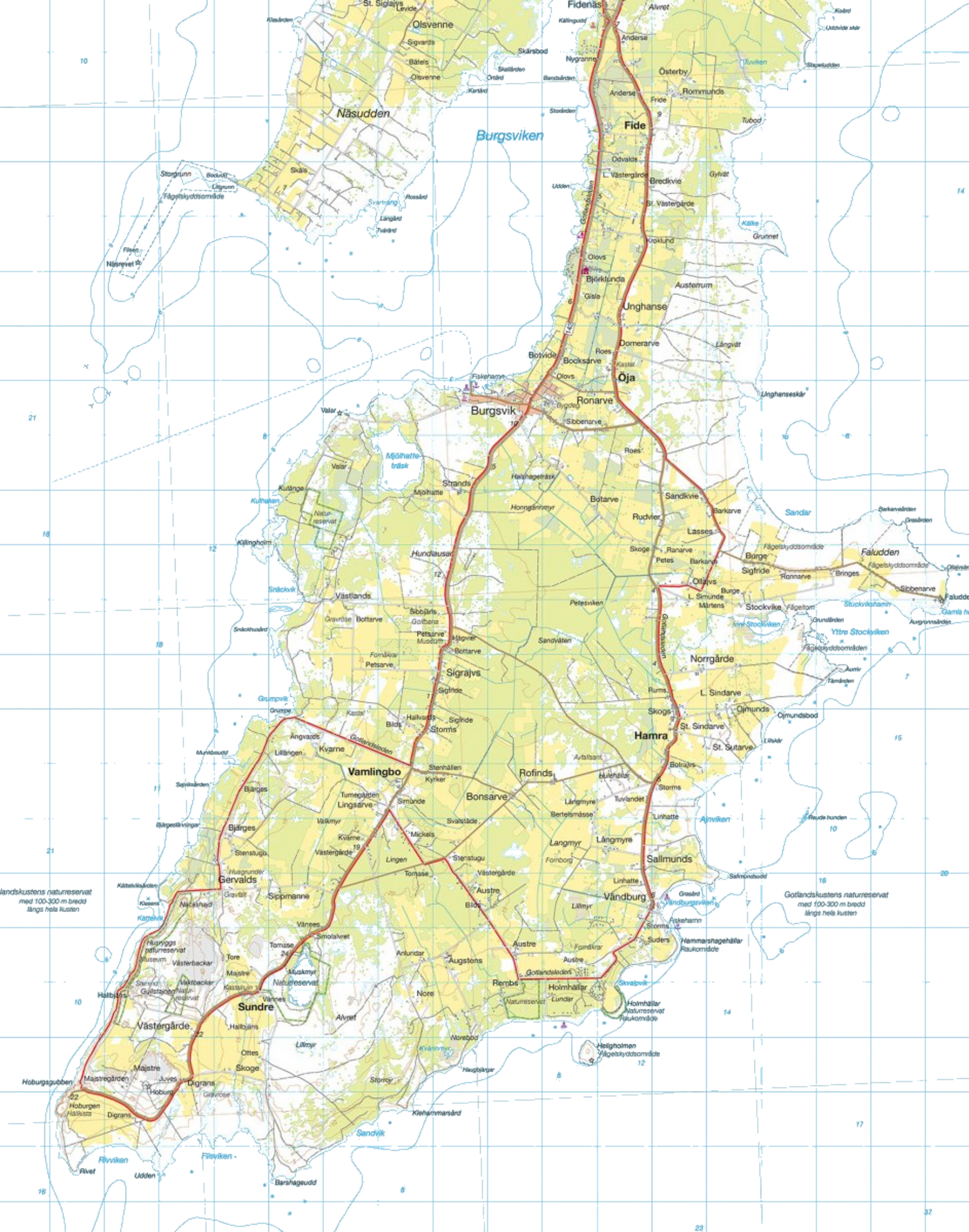 CALAZO, S&ouml;dra Gotland 1:60.000