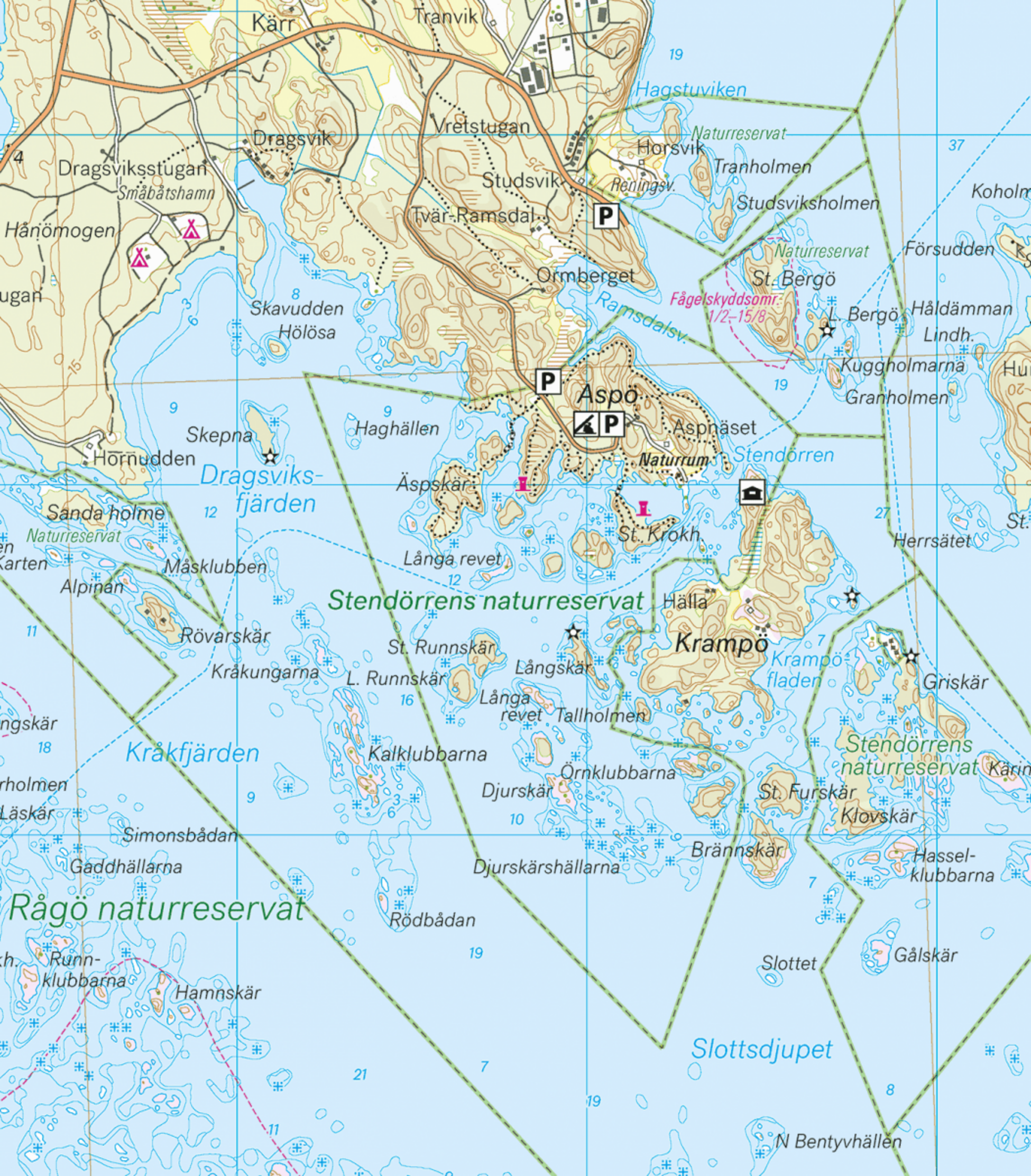 CALAZO, S&ouml;rmlands Sk&auml;rg&aring;rd 1:50.000