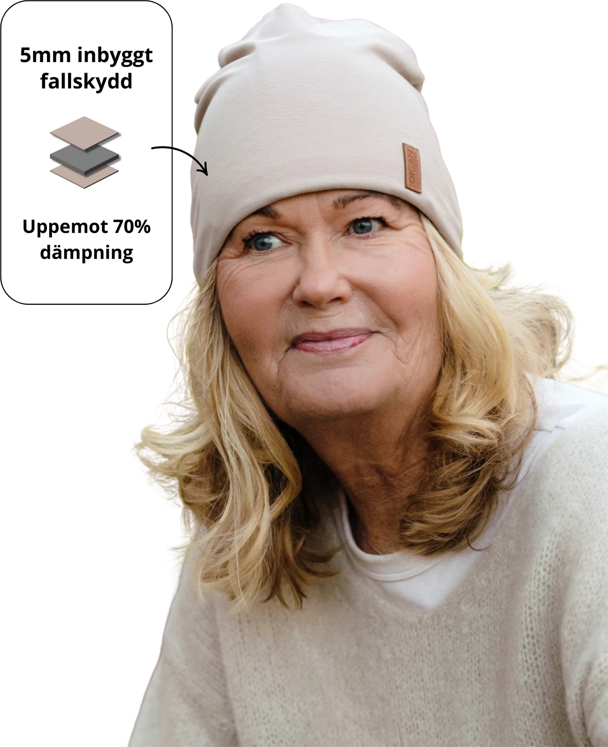 OICAN WEAR, Safe Hat Cotton Fleece Vuxen