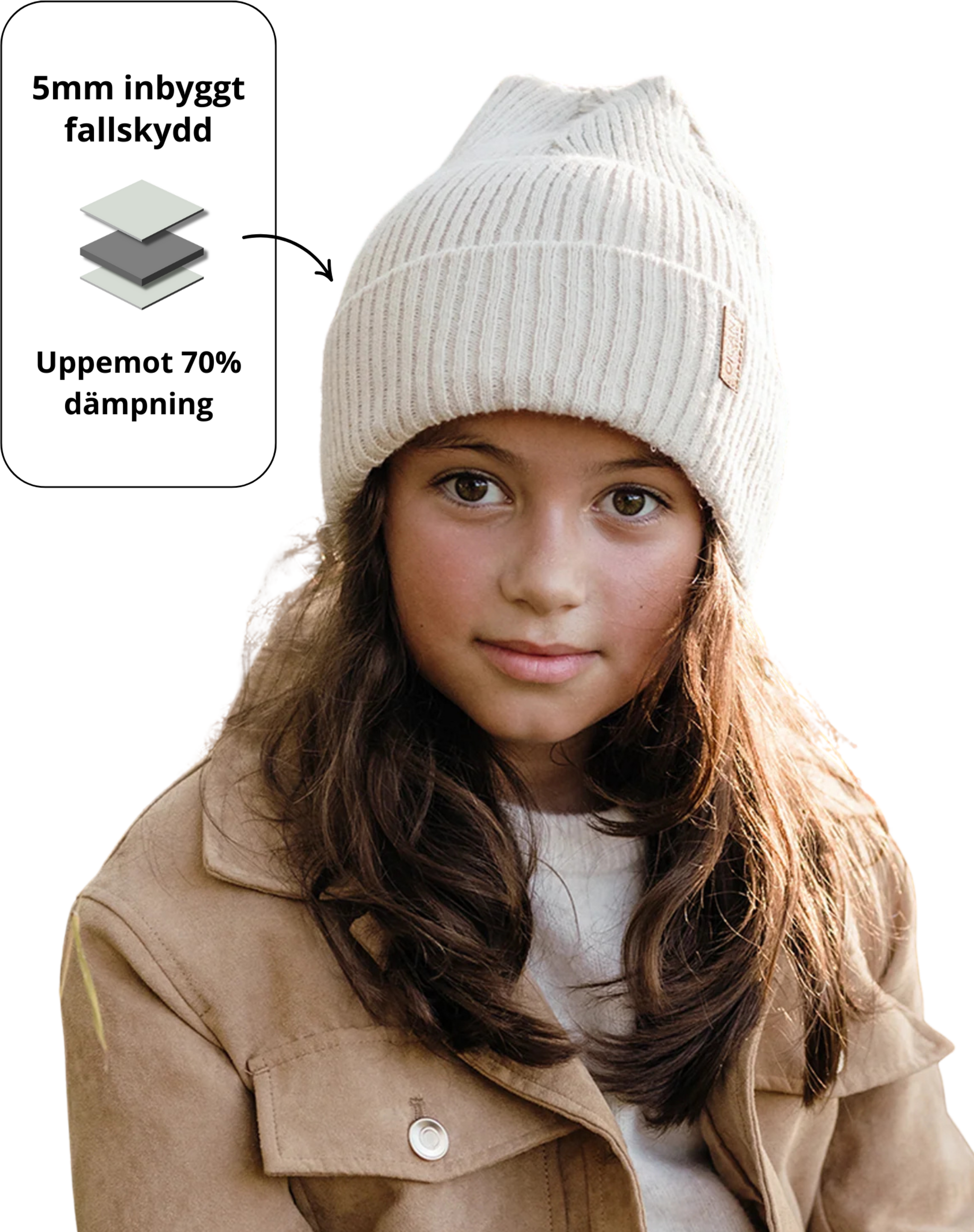 OICAN WEAR, Safe Hat Knitted Fleece Barn