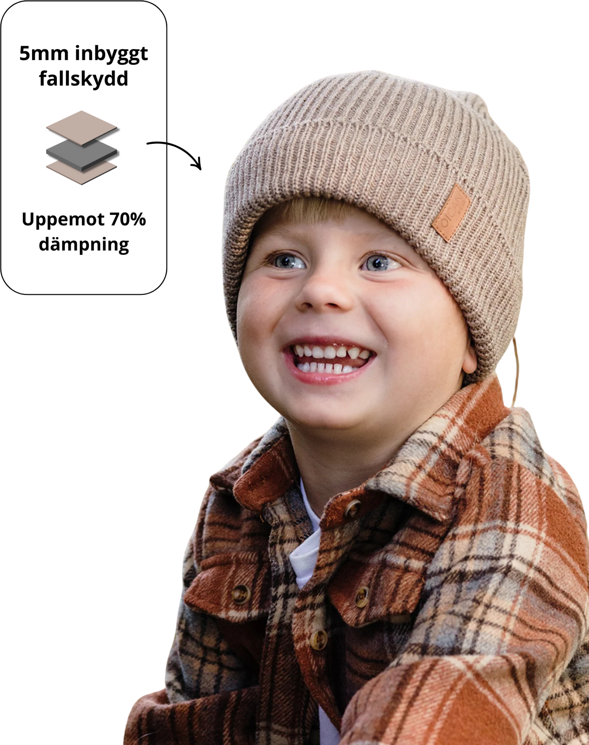 OICAN WEAR, Safe Hat Knitted Wool Barn