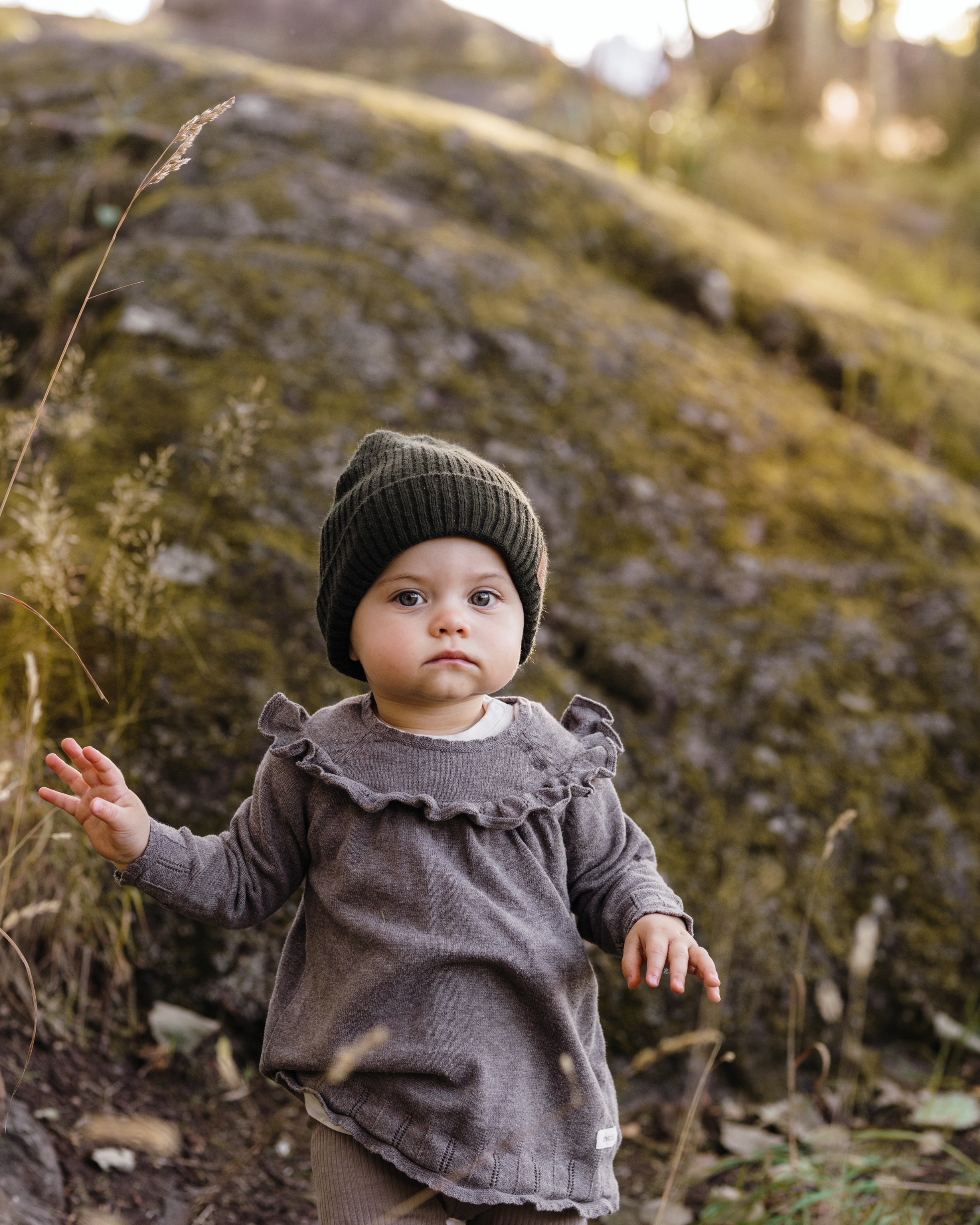 OICAN WEAR, Safehat Stickad Fleece Barn