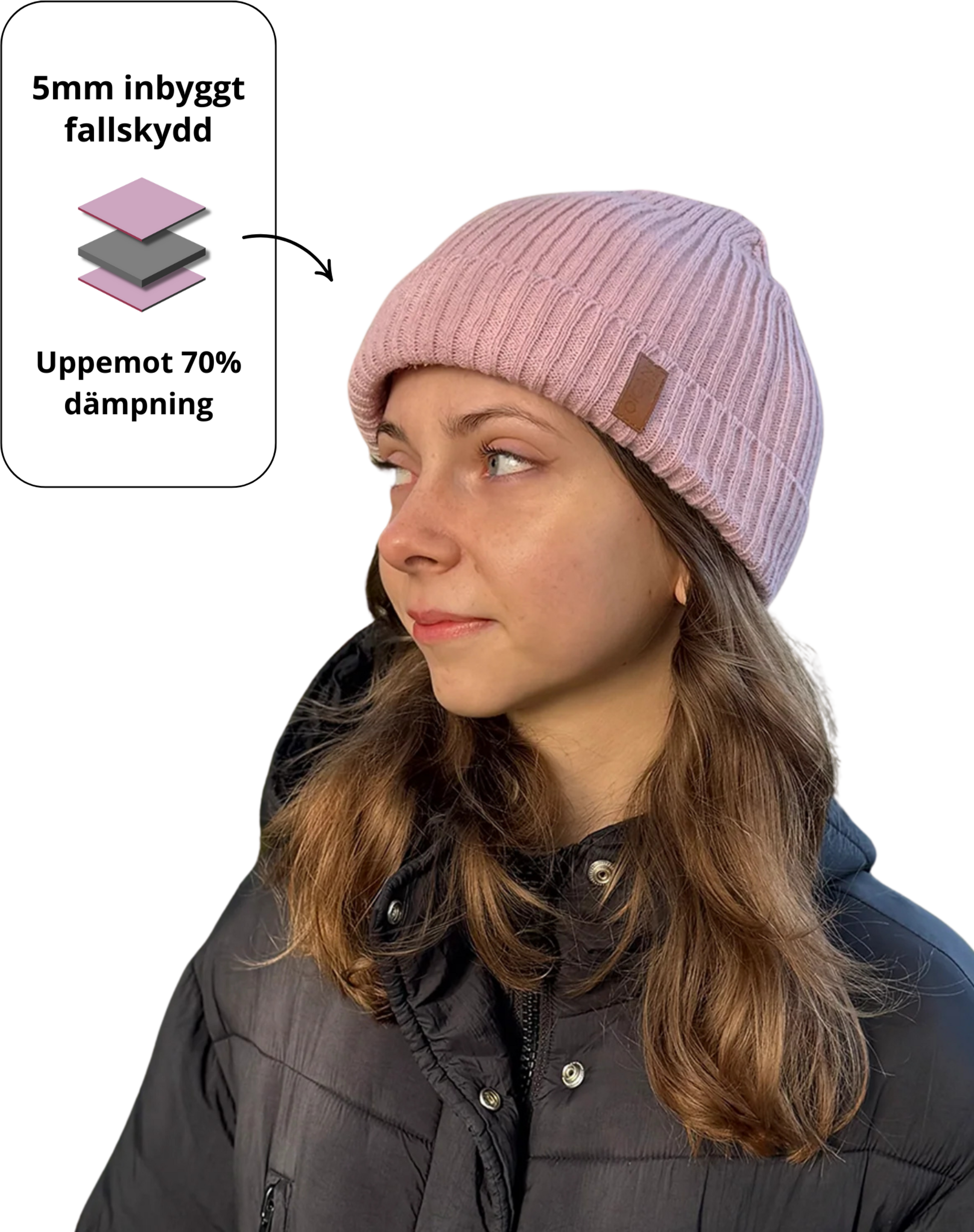 OICAN WEAR, Safehat Stickad Fleece Vuxen