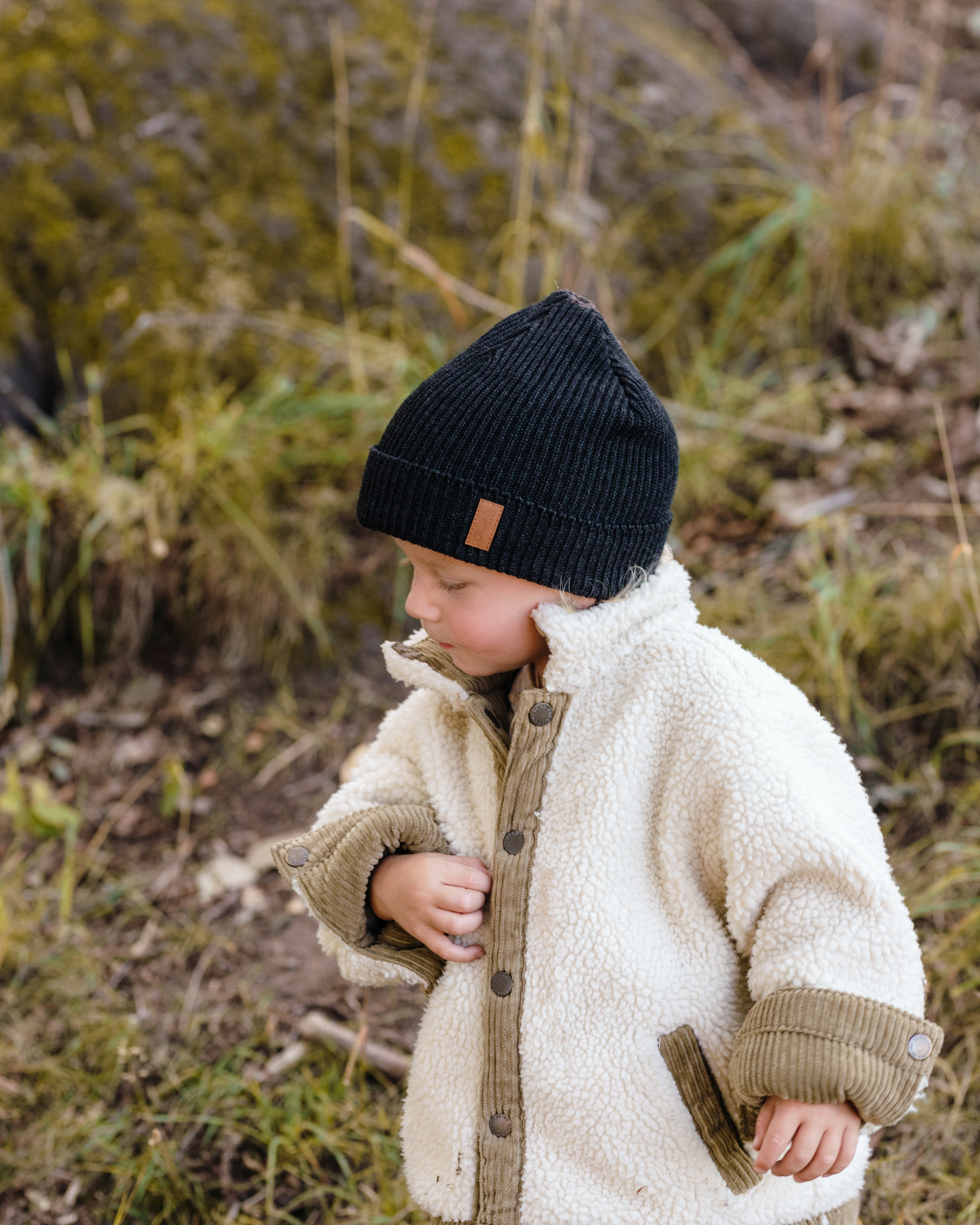 OICAN WEAR, Safehat Stickad Ull Barn