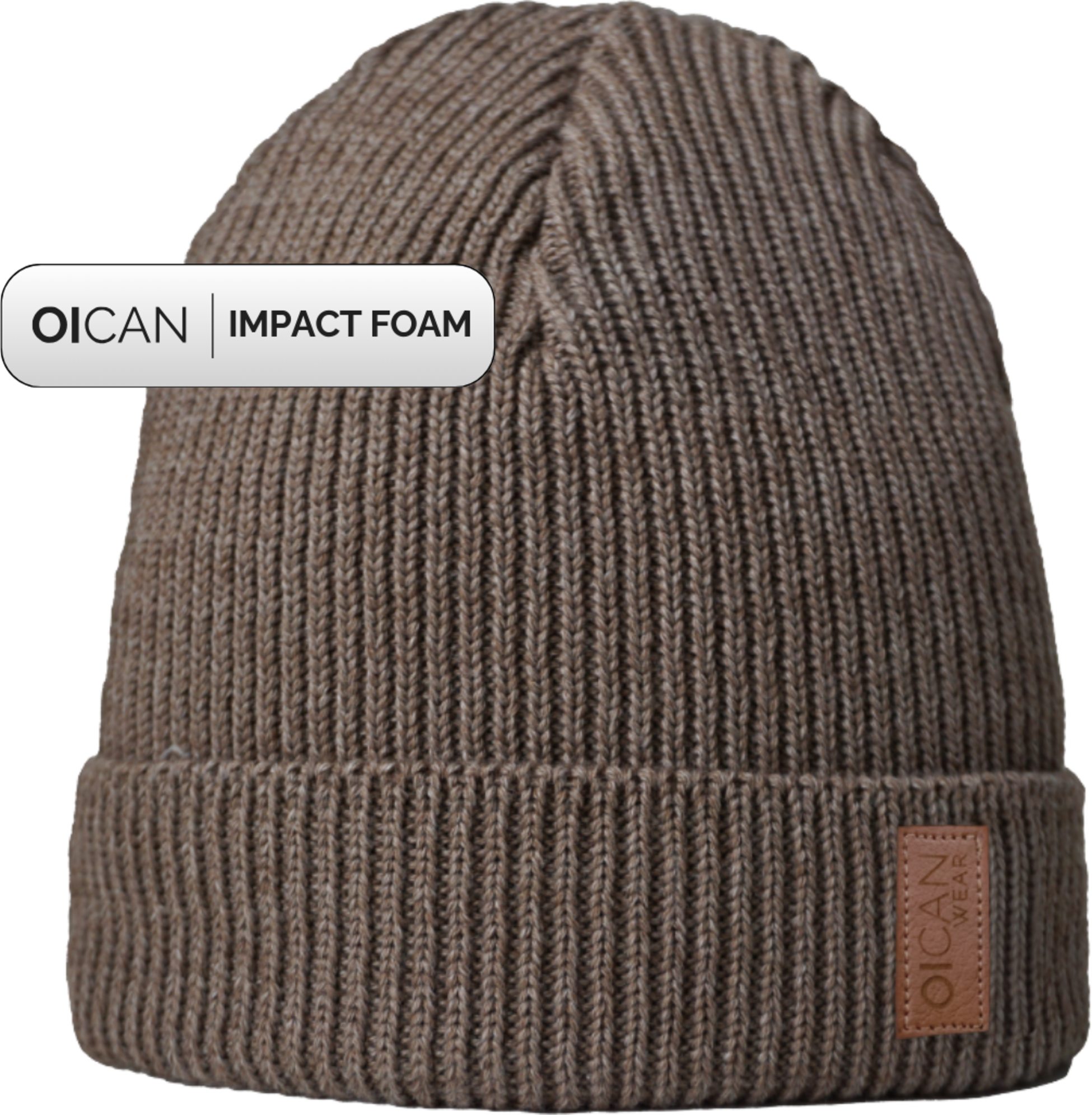 OICAN WEAR, Safehat Stickad Ull Vuxen