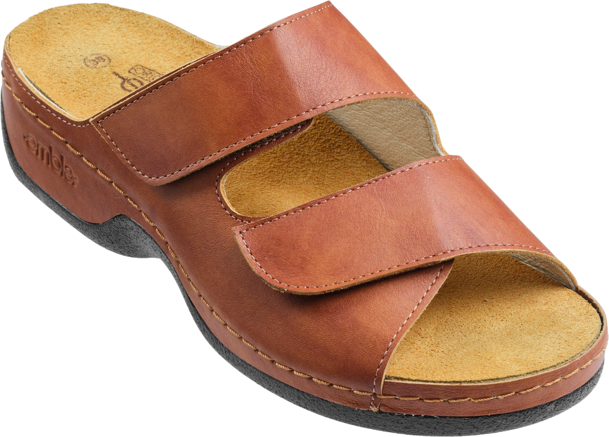 EMBLA, Sandal Kastanj Ergoflex