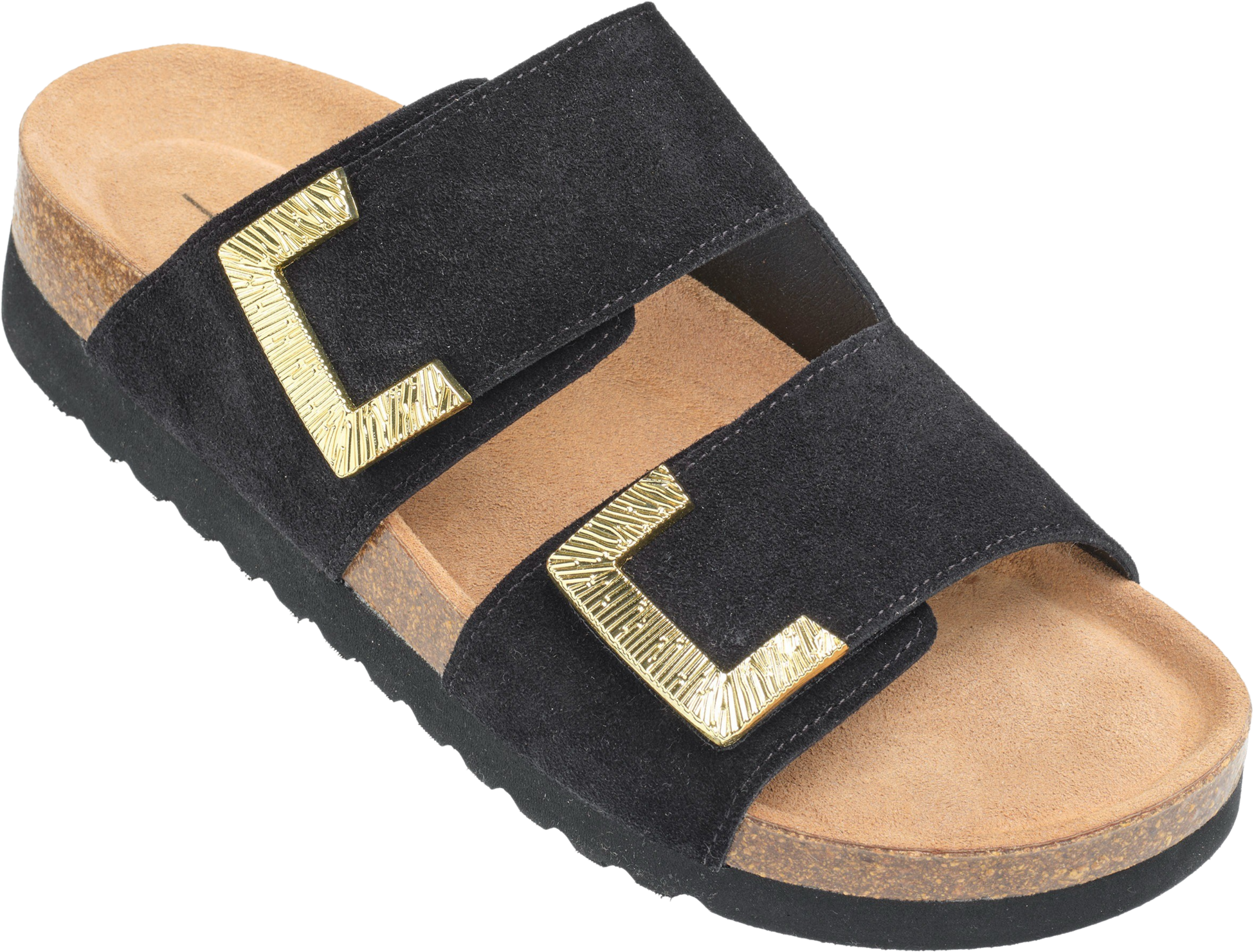 EMBLA, Sandal Mocca Black