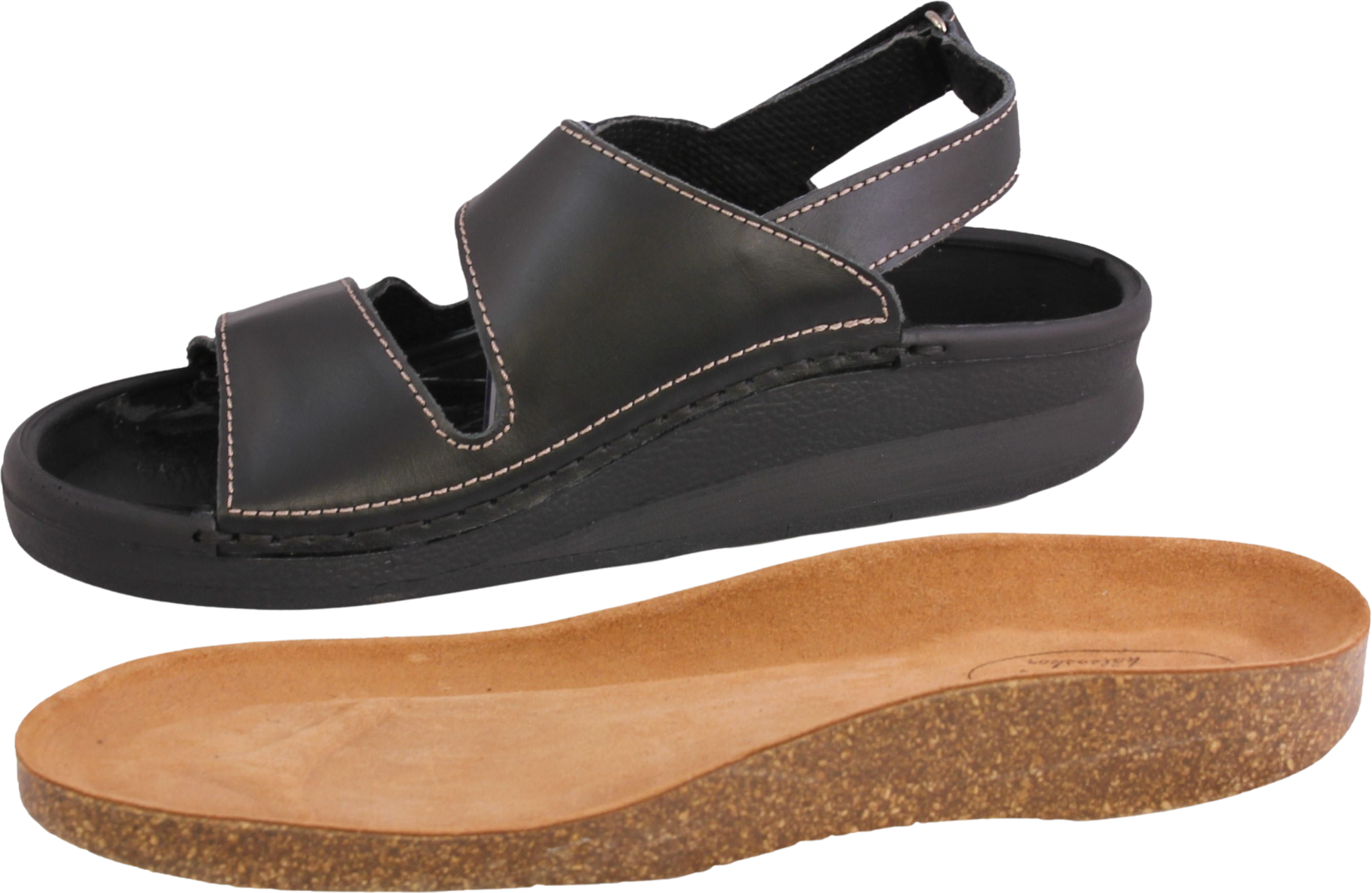 EMBLA, Sandal Utbytbar Fotb&auml;dd