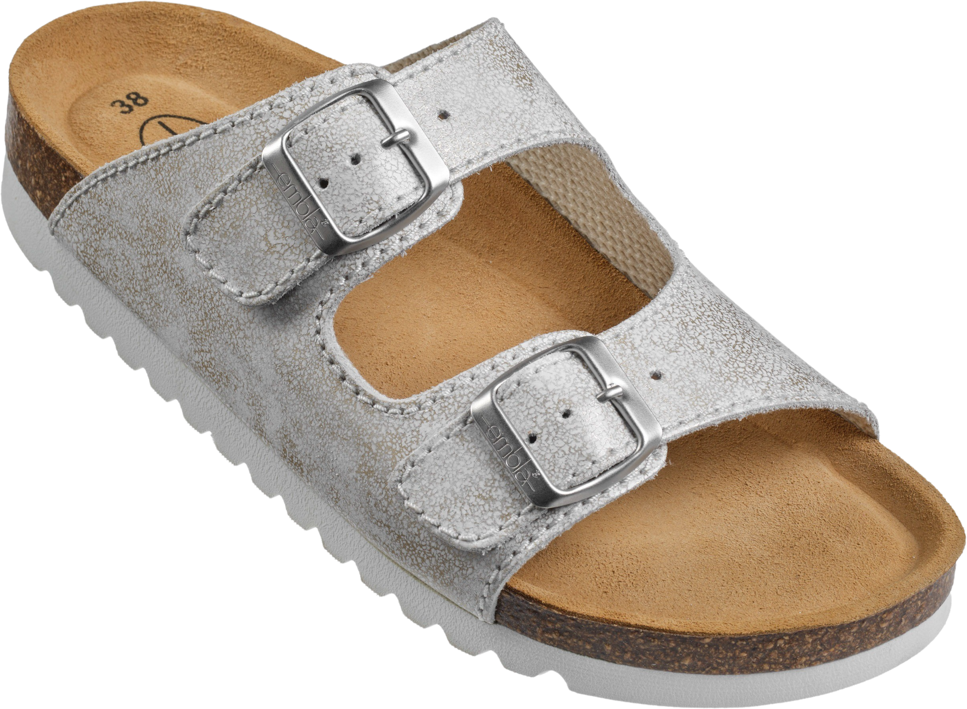 EMBLA, Sandal White Gold