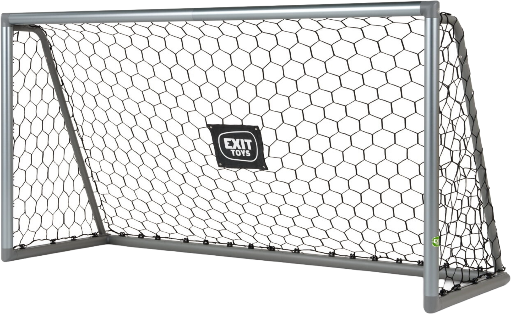 EXIT, Scala Fotbollsm&aring;l Av Aluminium 220x120cm &ndash; Matt Silver