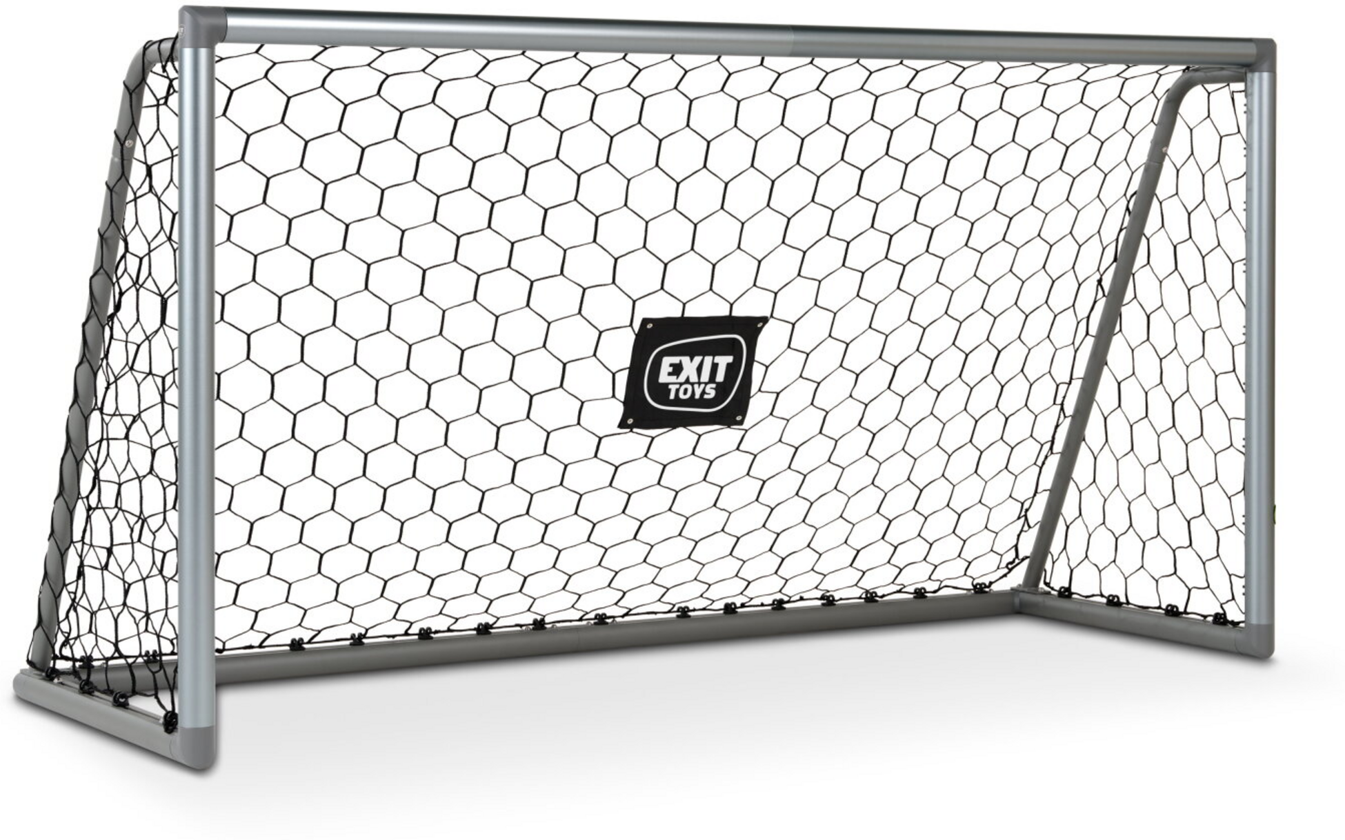 EXIT, Scala Fotbollsm&aring;l Av Aluminium 220x120cm &ndash; Matt Silver