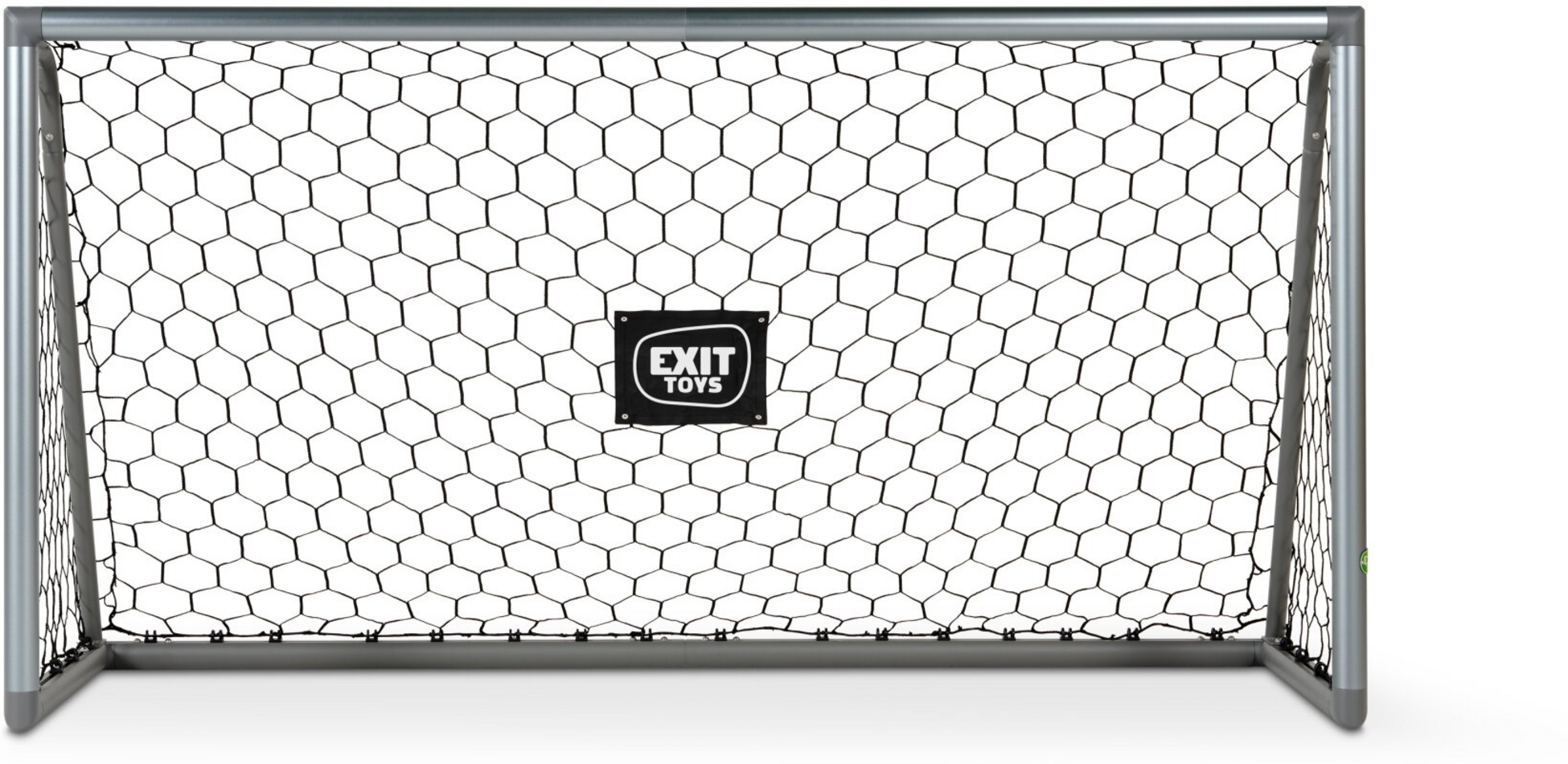 EXIT, Scala Fotbollsm&aring;l Av Aluminium 220x120cm &ndash; Matt Silver