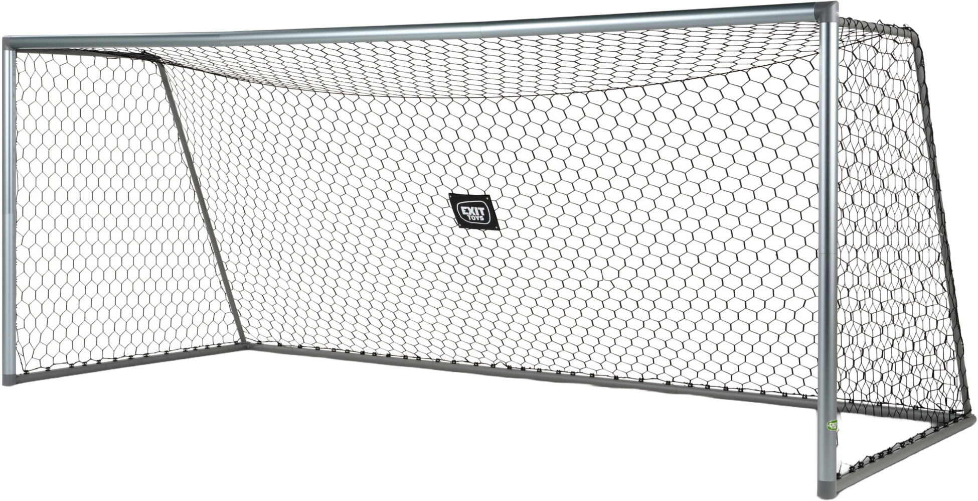 EXIT, Scala Fotbollsm&aring;l Av Aluminium 500x200cm &ndash; Matt Silver