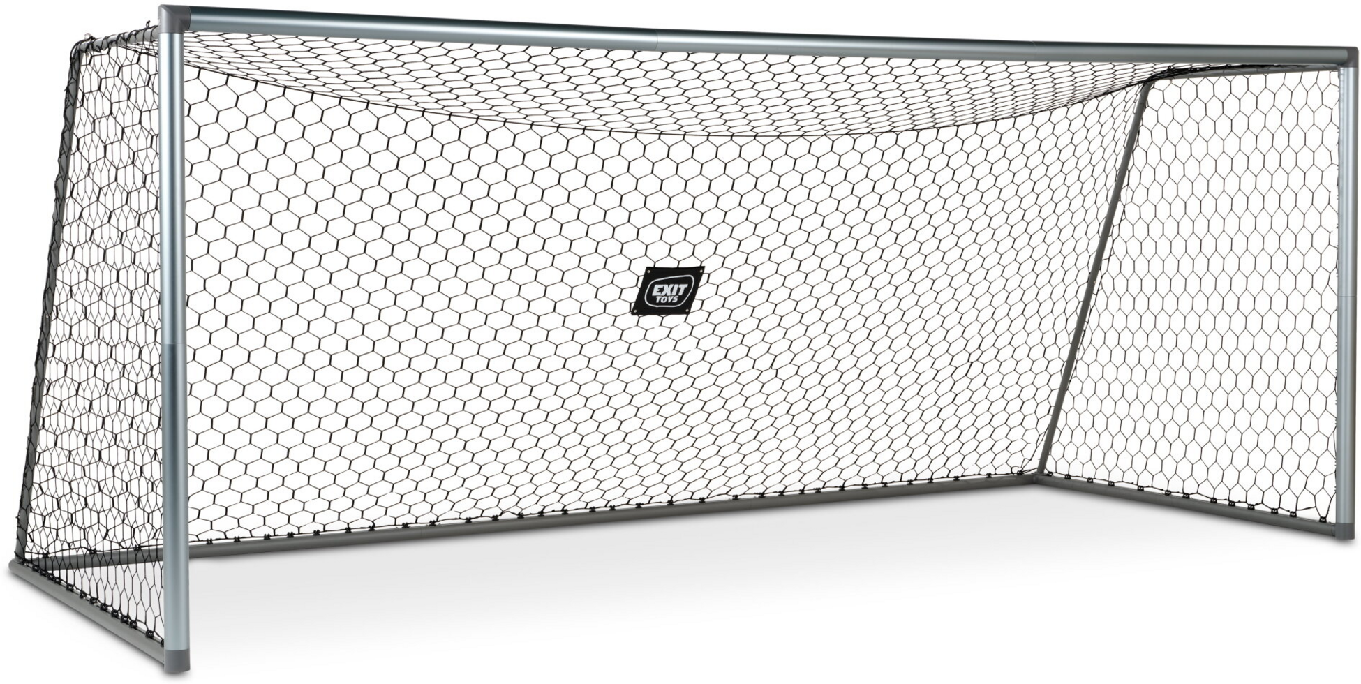 EXIT, Scala Fotbollsm&aring;l Av Aluminium 500x200cm &ndash; Matt Silver