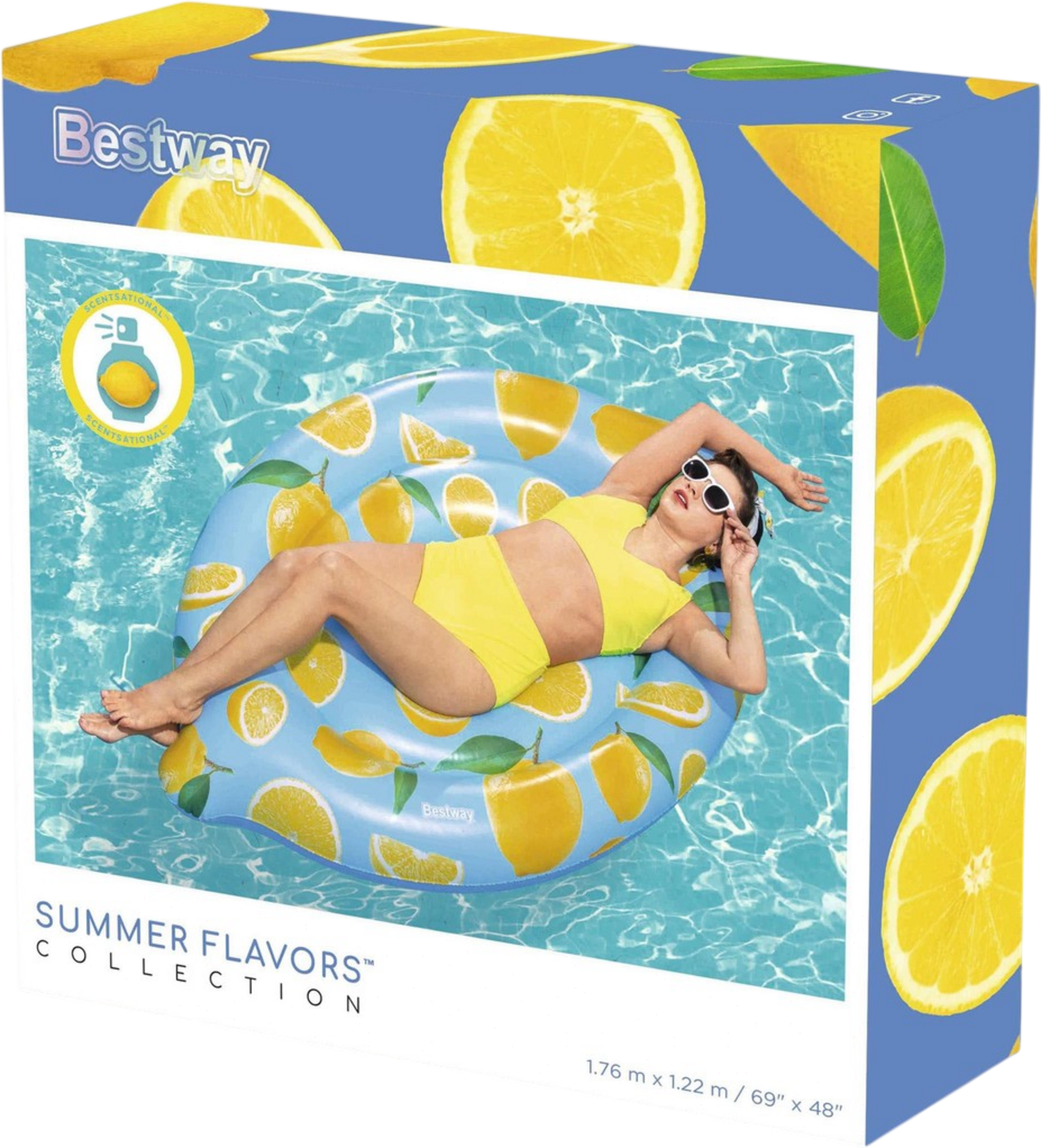 BESTWAY, Scentsational Lemon Pool Float