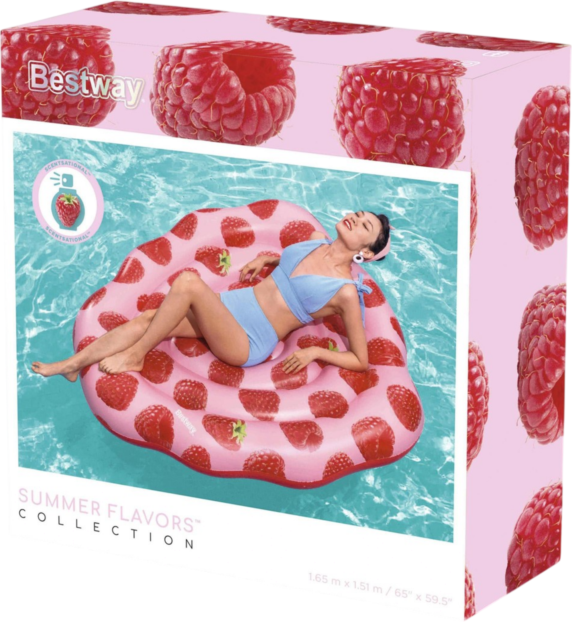 BESTWAY, Scentsational Raspberry Pool Float