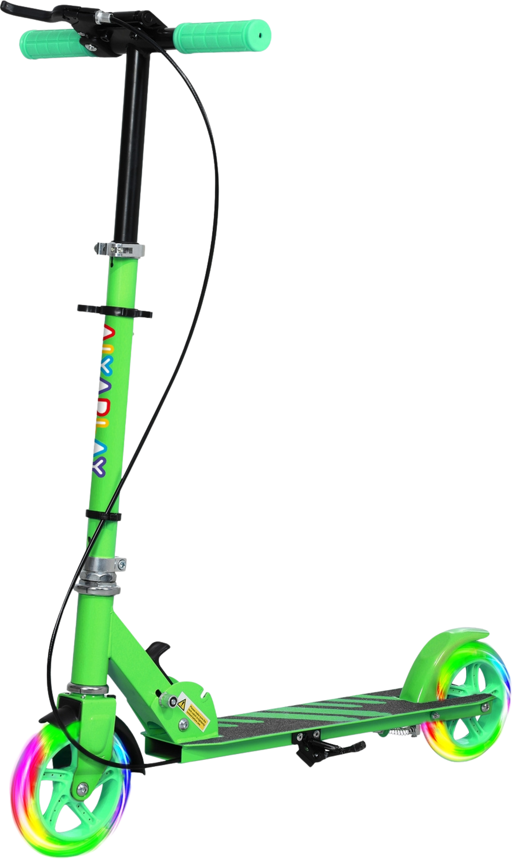 NORTHIX, Scooter Children's Foldable Children's Scooter With Adjustable Handlebar Height, 2 Luminous Wheels,