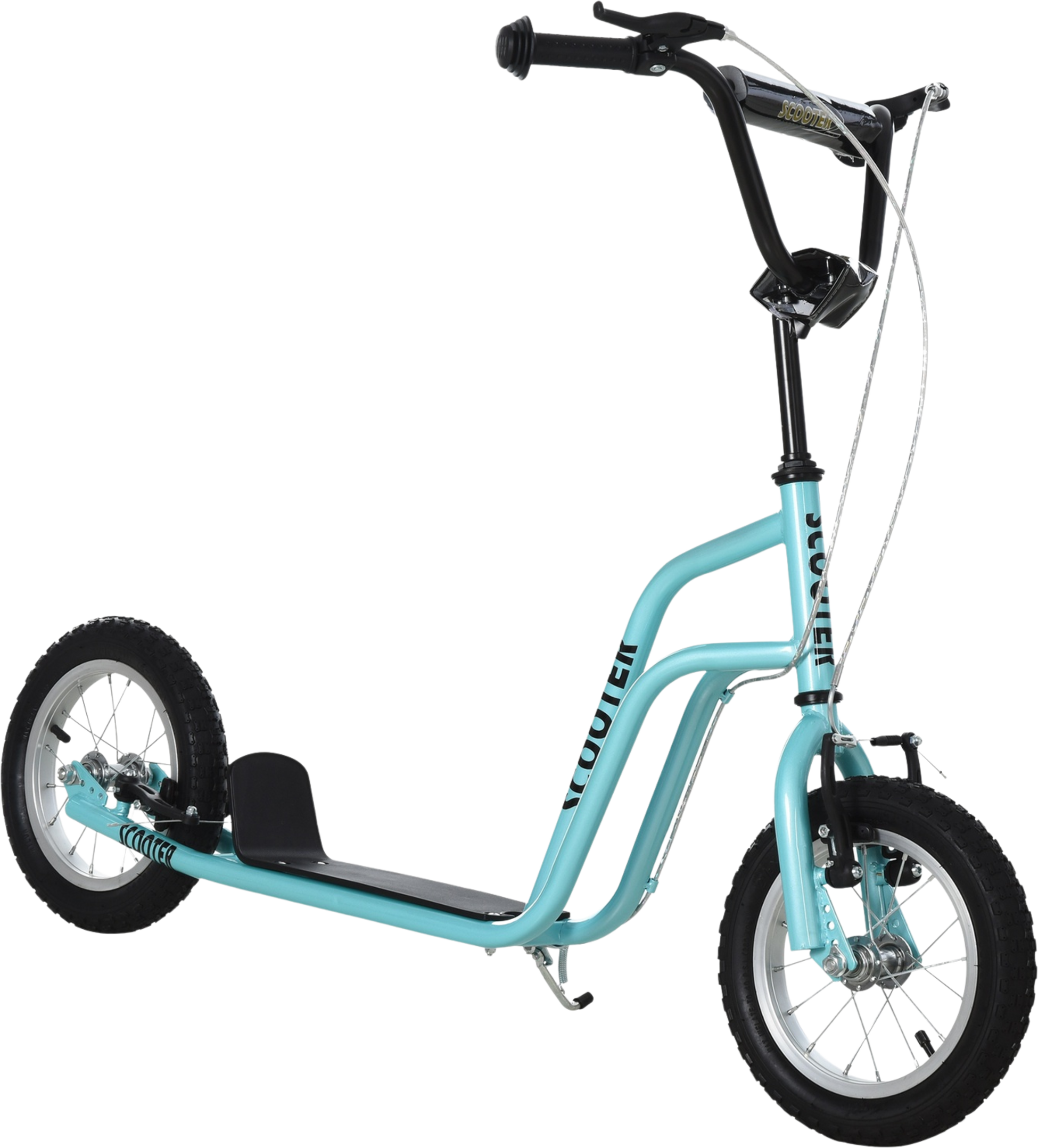 NORTHIX, Scooter Kick Scooter Children's Scooter City Scooter Kickboard With Pneumatic Tires 12 Inch, From 5