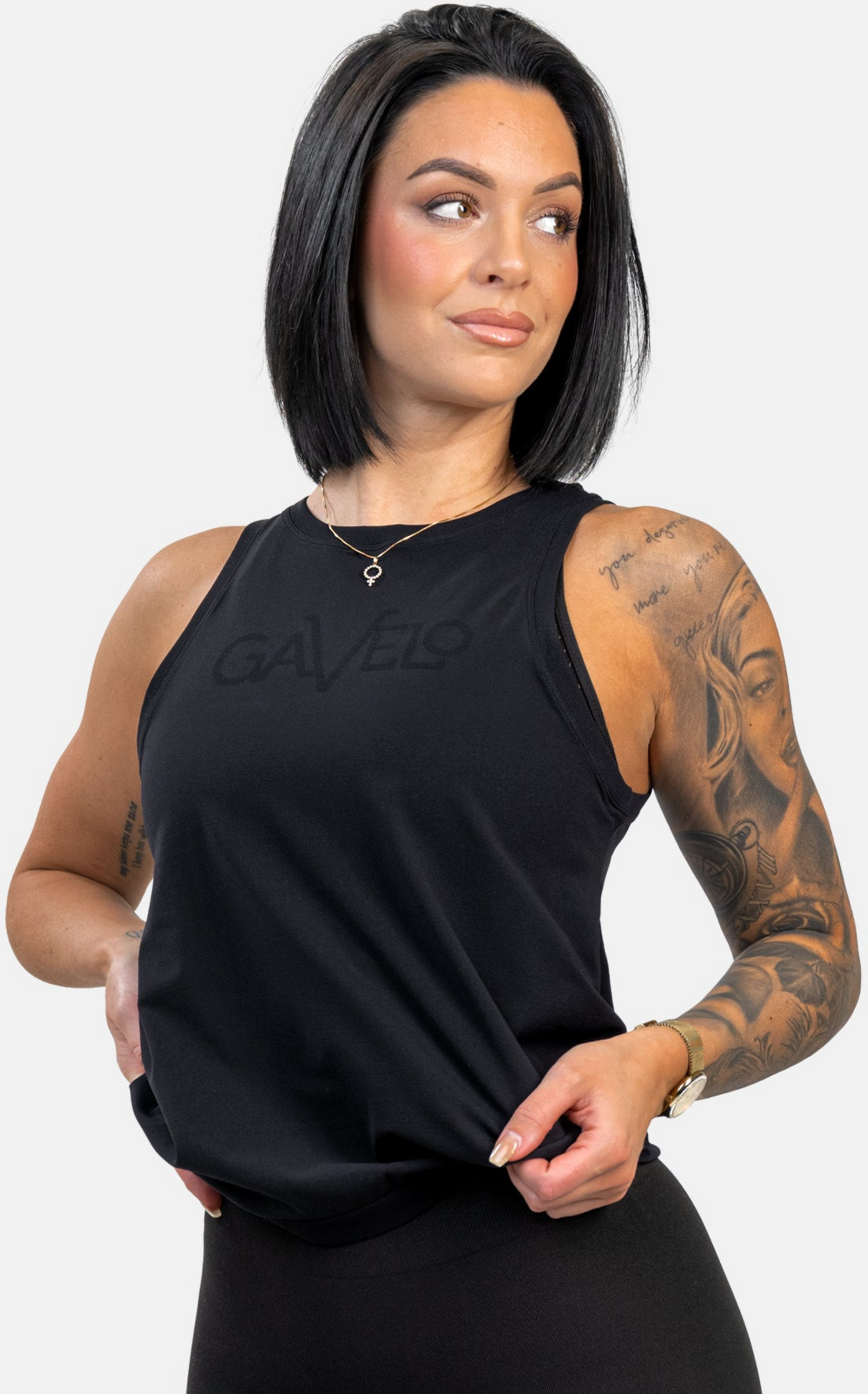 GAVELO, Seamless Black Linne
