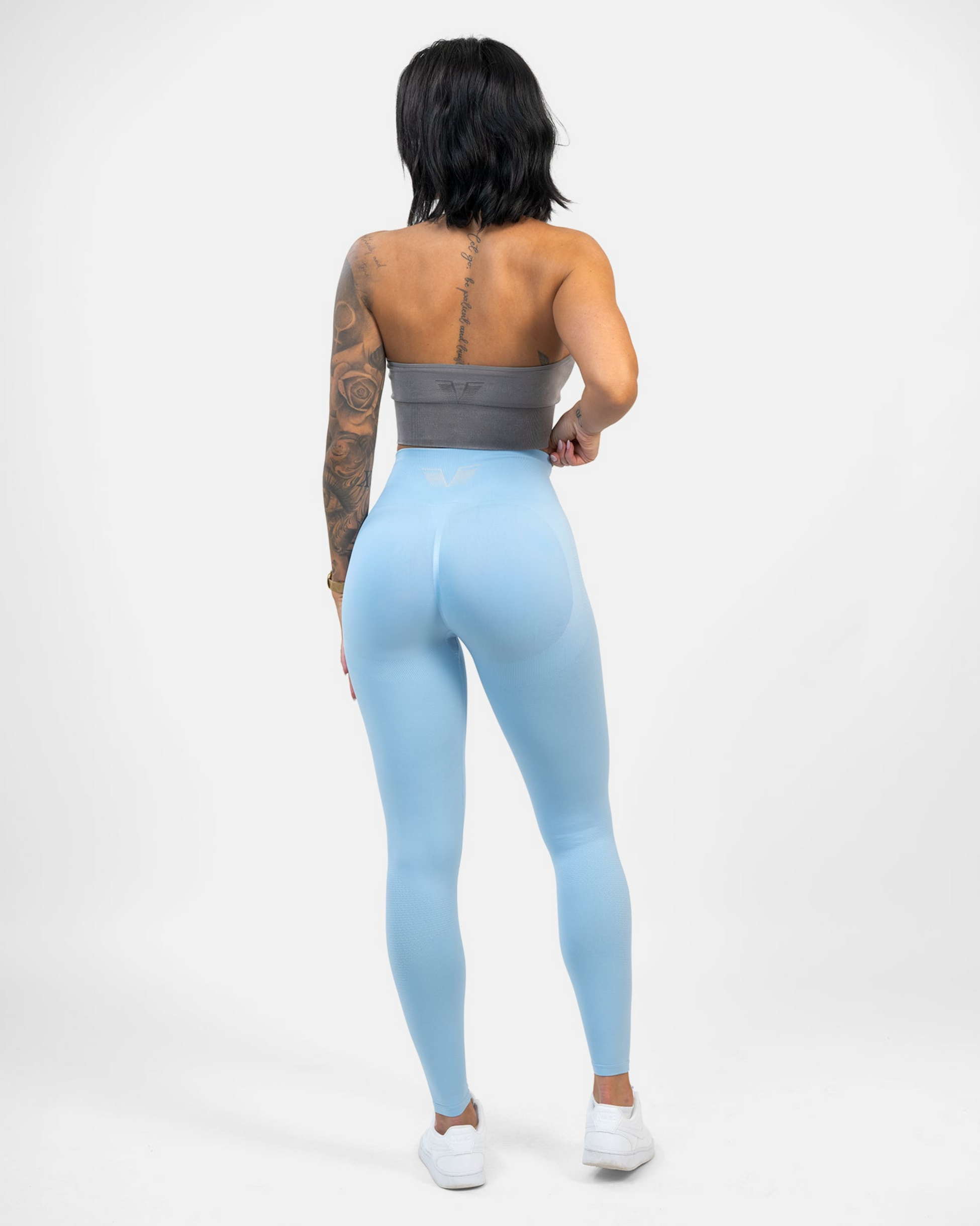 GAVELO, Seamless Booster Sky Blue Tights