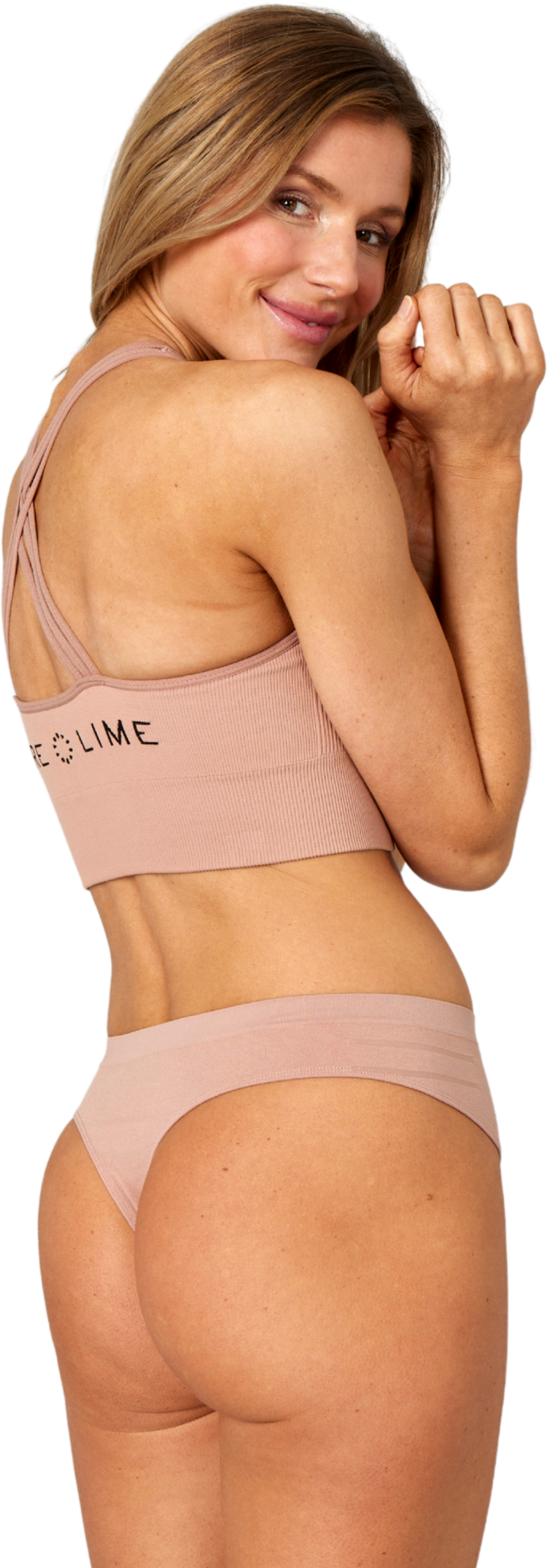 PURE LIME, Seamless Thong