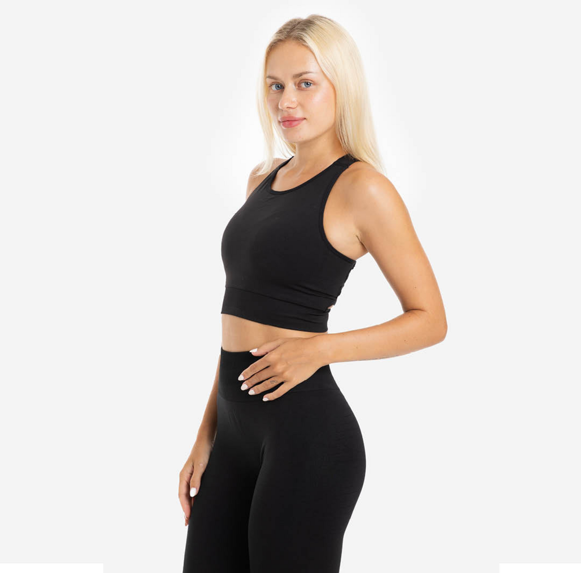 PICSIL SPORT, Seamless V-neck Tank Sports Bra