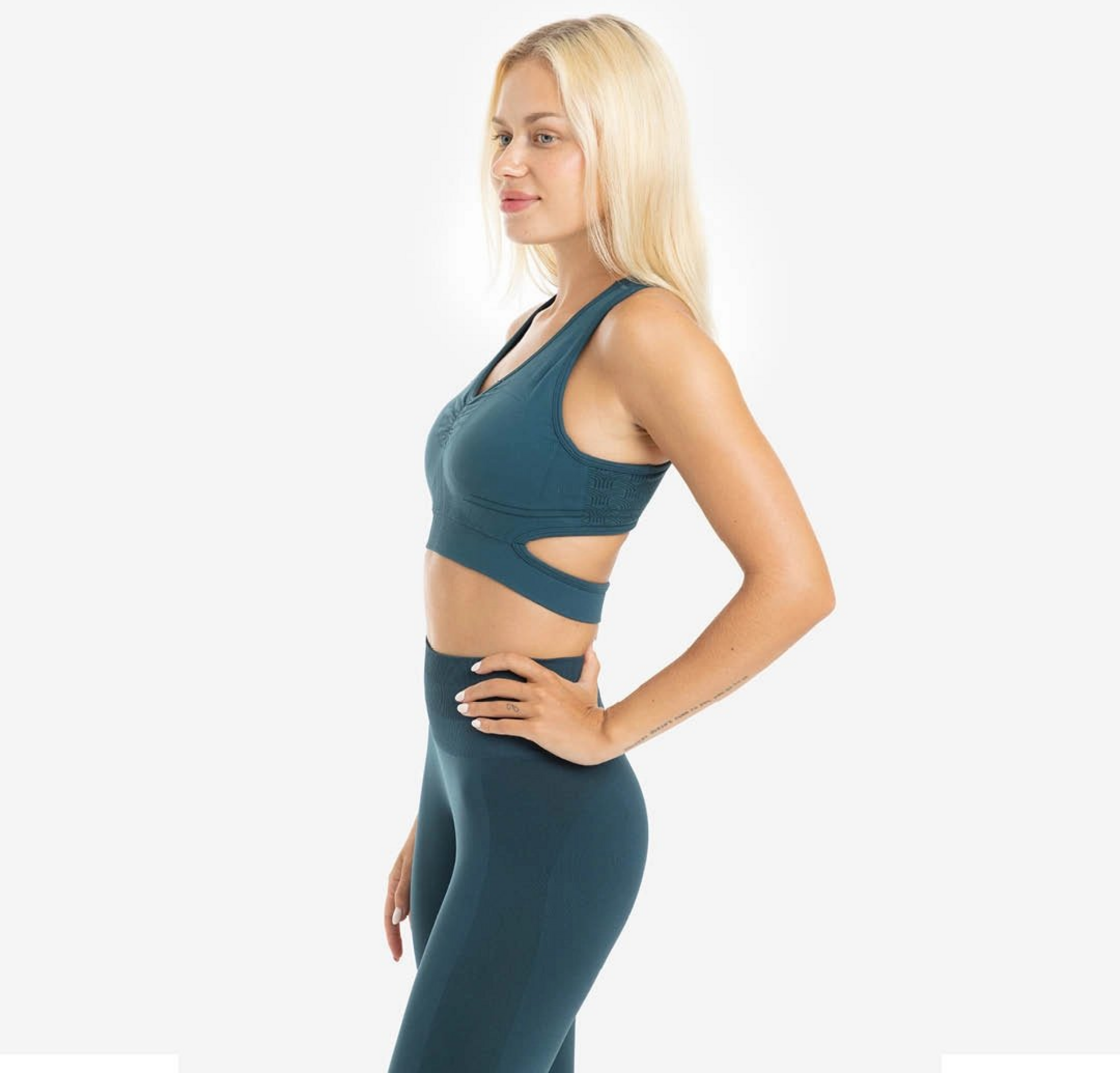 PICSIL SPORT, Seamless V-neck Tank Sports Bra